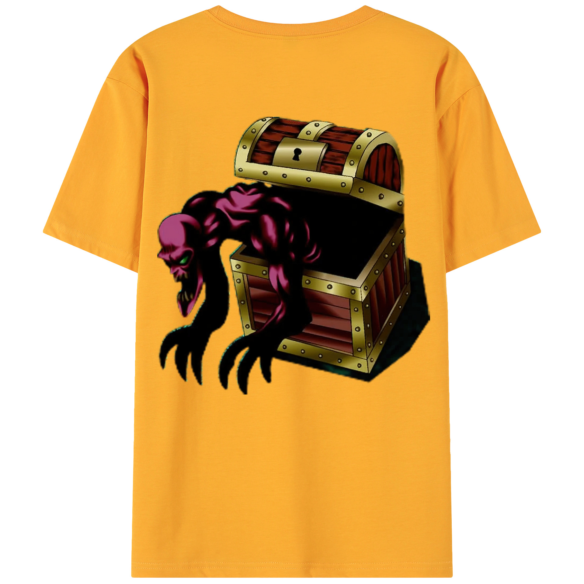 （画像用） 遊☆戯☆王 Yu-Gi-Oh! 綿100％ メンズ半袖Tシャツ（バックプリント） 通気性