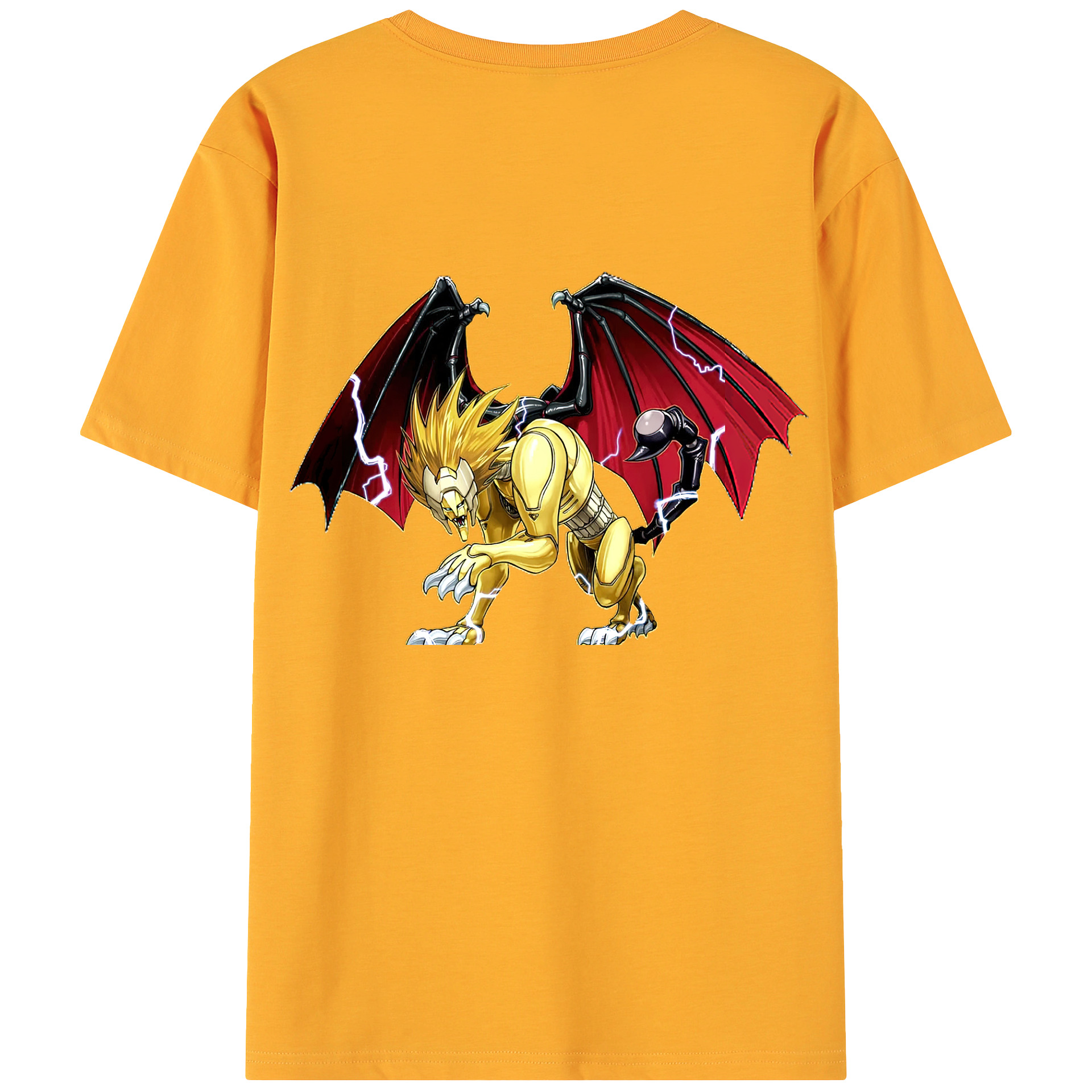（画像用） 遊☆戯☆王 Yu-Gi-Oh! 綿100％ メンズ半袖Tシャツ（バックプリント） 通気性