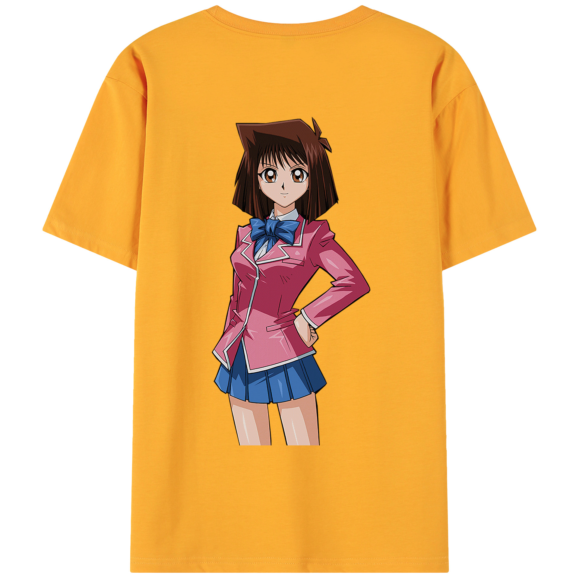 （画像用） 遊☆戯☆王 Yu-Gi-Oh! 綿100％ メンズ半袖Tシャツ（バックプリント） 通気性