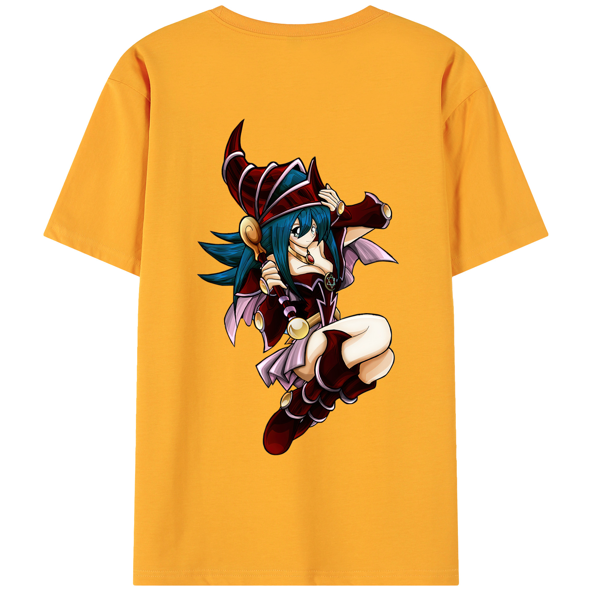 （画像用） 遊☆戯☆王 Yu-Gi-Oh! 綿100％ メンズ半袖Tシャツ（バックプリント） 通気性