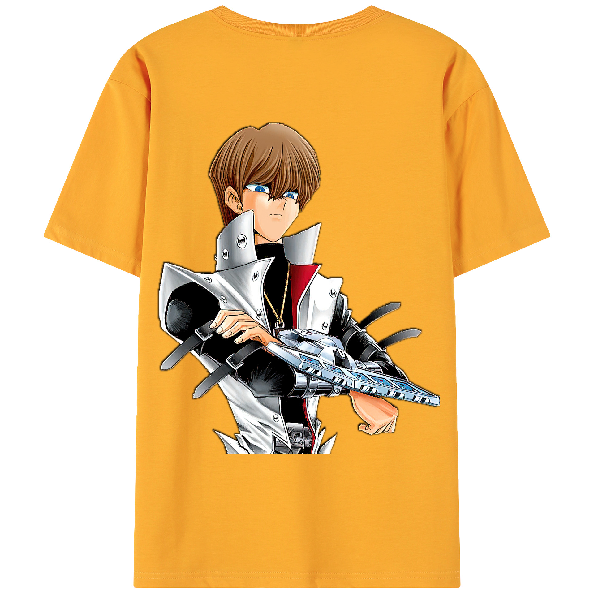 （画像用） 遊☆戯☆王 Yu-Gi-Oh! 綿100％ メンズ半袖Tシャツ（バックプリント） 通気性