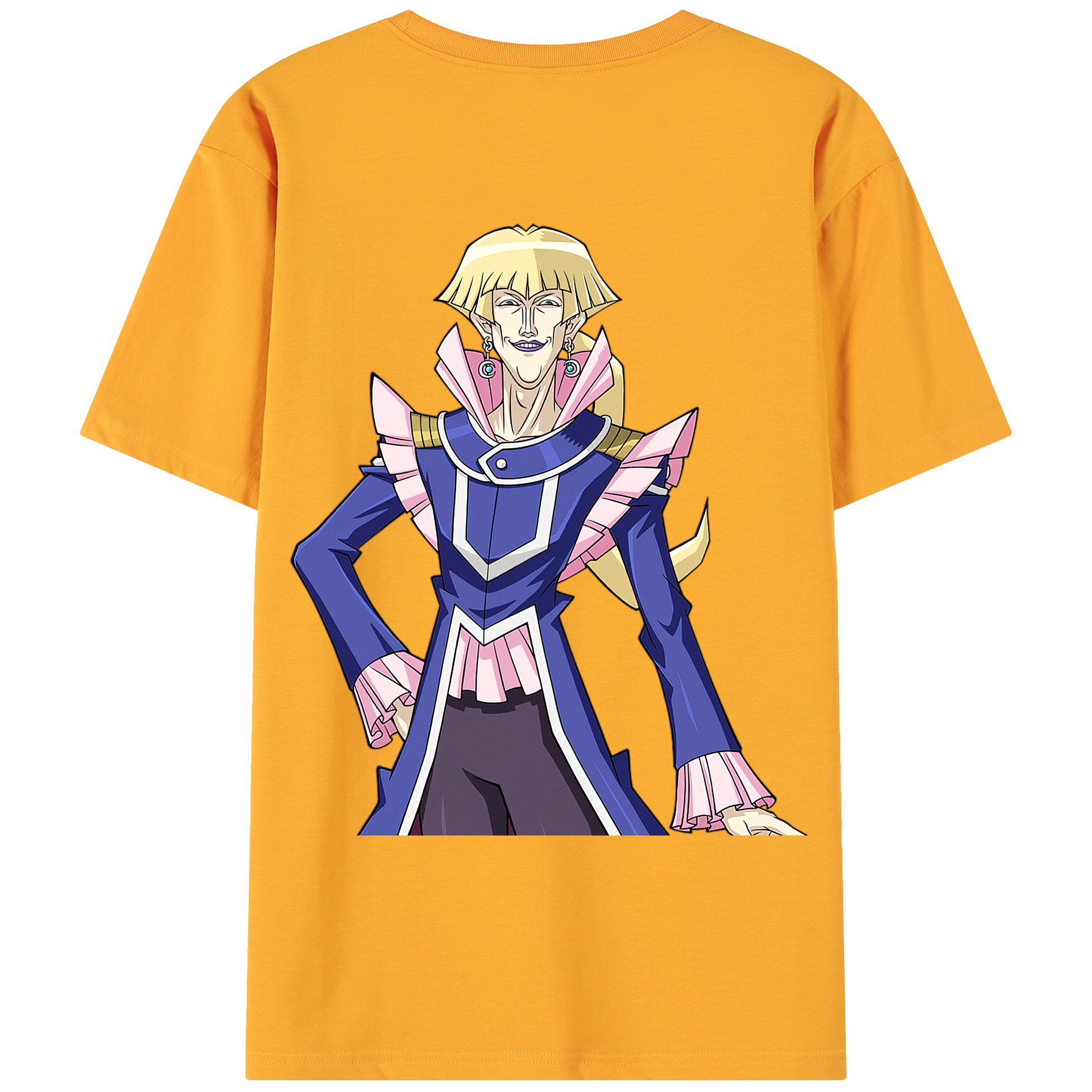 （画像用） 遊☆戯☆王 Yu-Gi-Oh! 綿100％ メンズ半袖Tシャツ（バックプリント） 通気性