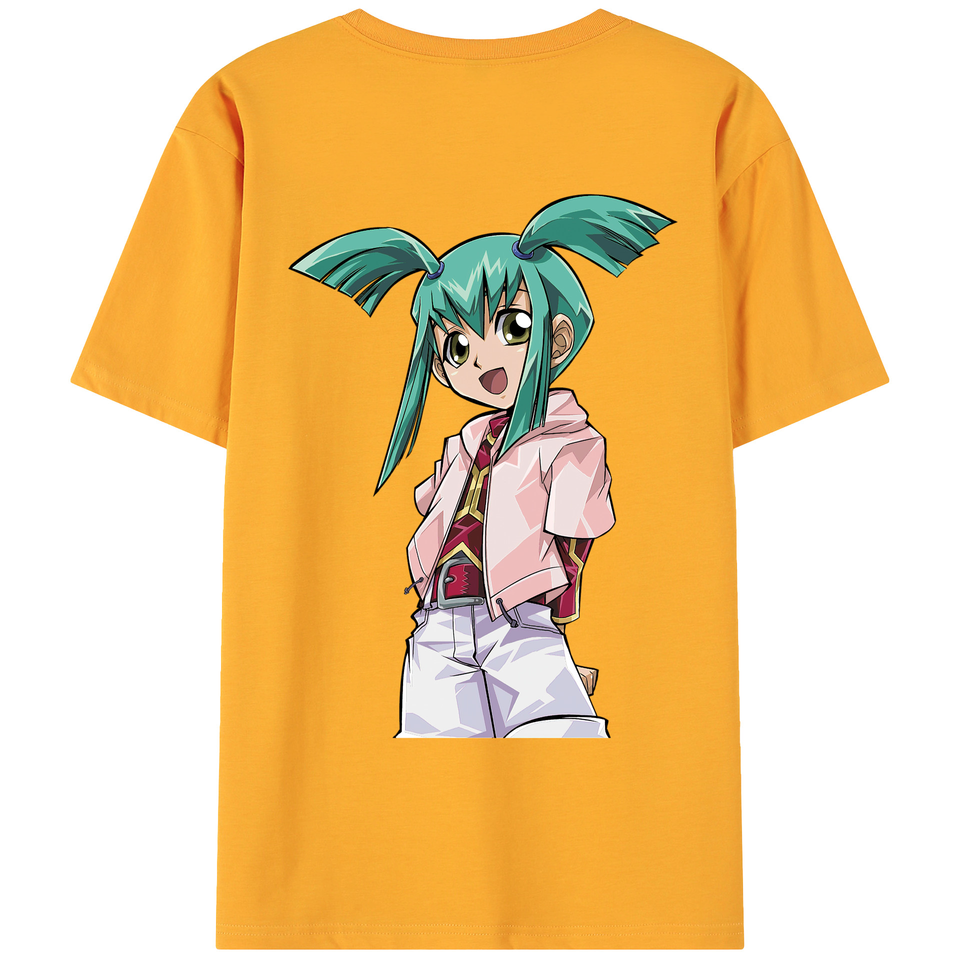 （画像用） 遊☆戯☆王 Yu-Gi-Oh! 綿100％ メンズ半袖Tシャツ（バックプリント） 通気性