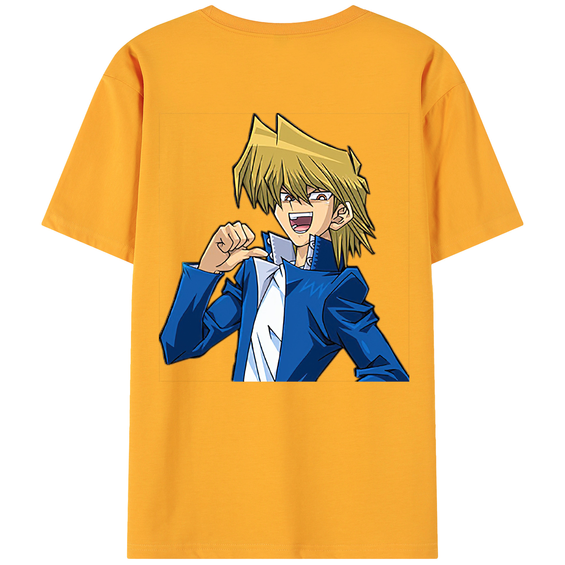 （画像用） 遊☆戯☆王 Yu-Gi-Oh! 綿100％ メンズ半袖Tシャツ（バックプリント） 通気性