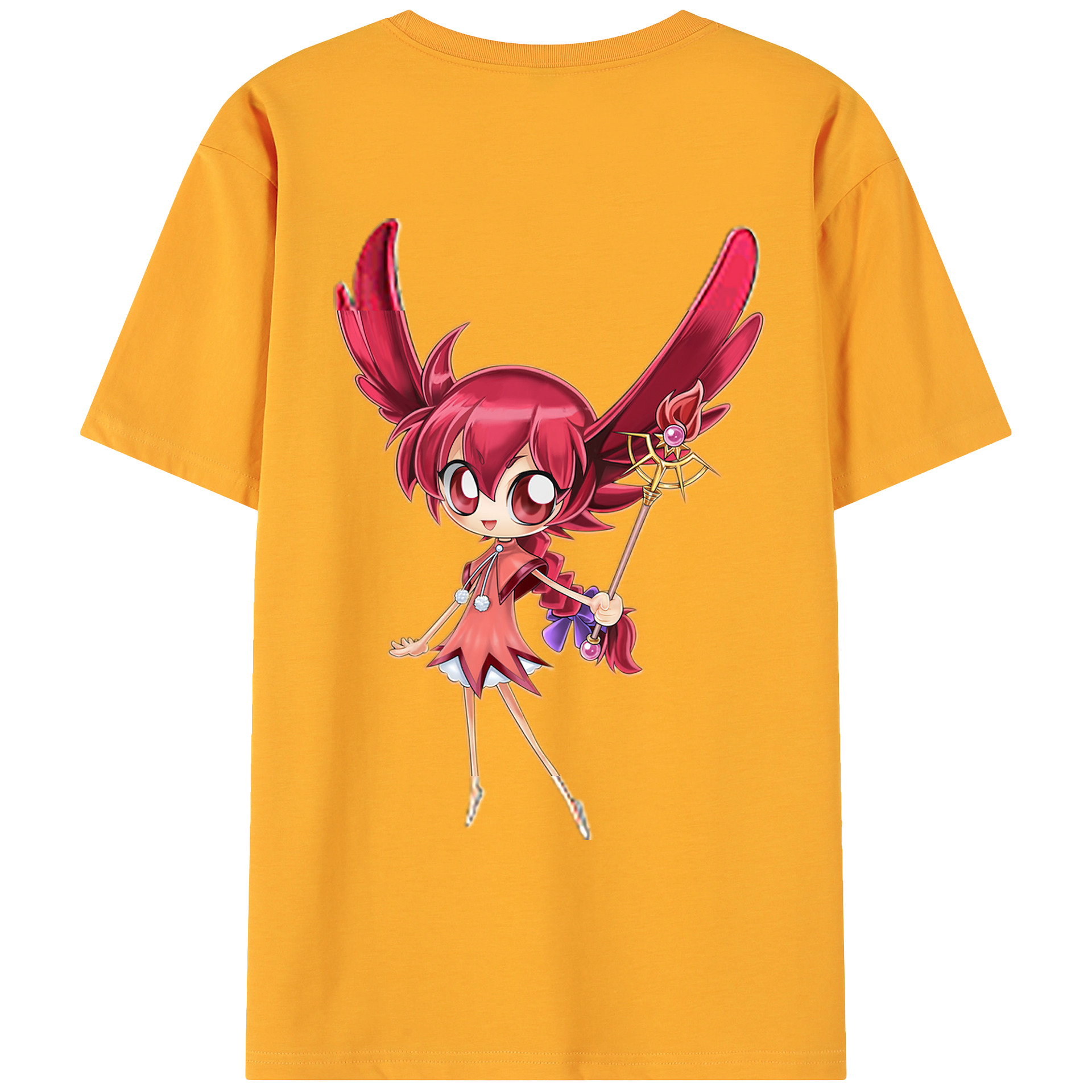 （画像用） 遊☆戯☆王 Yu-Gi-Oh! 綿100％ メンズ半袖Tシャツ（バックプリント） 通気性