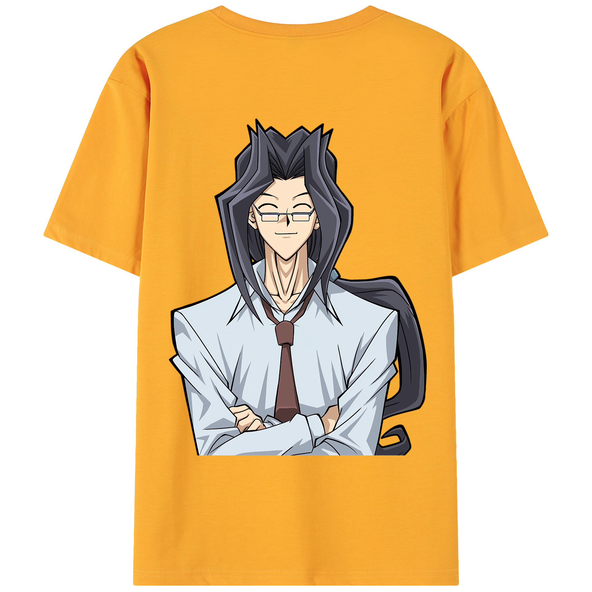 （画像用） 遊☆戯☆王 Yu-Gi-Oh! 綿100％ メンズ半袖Tシャツ（バックプリント） 通気性