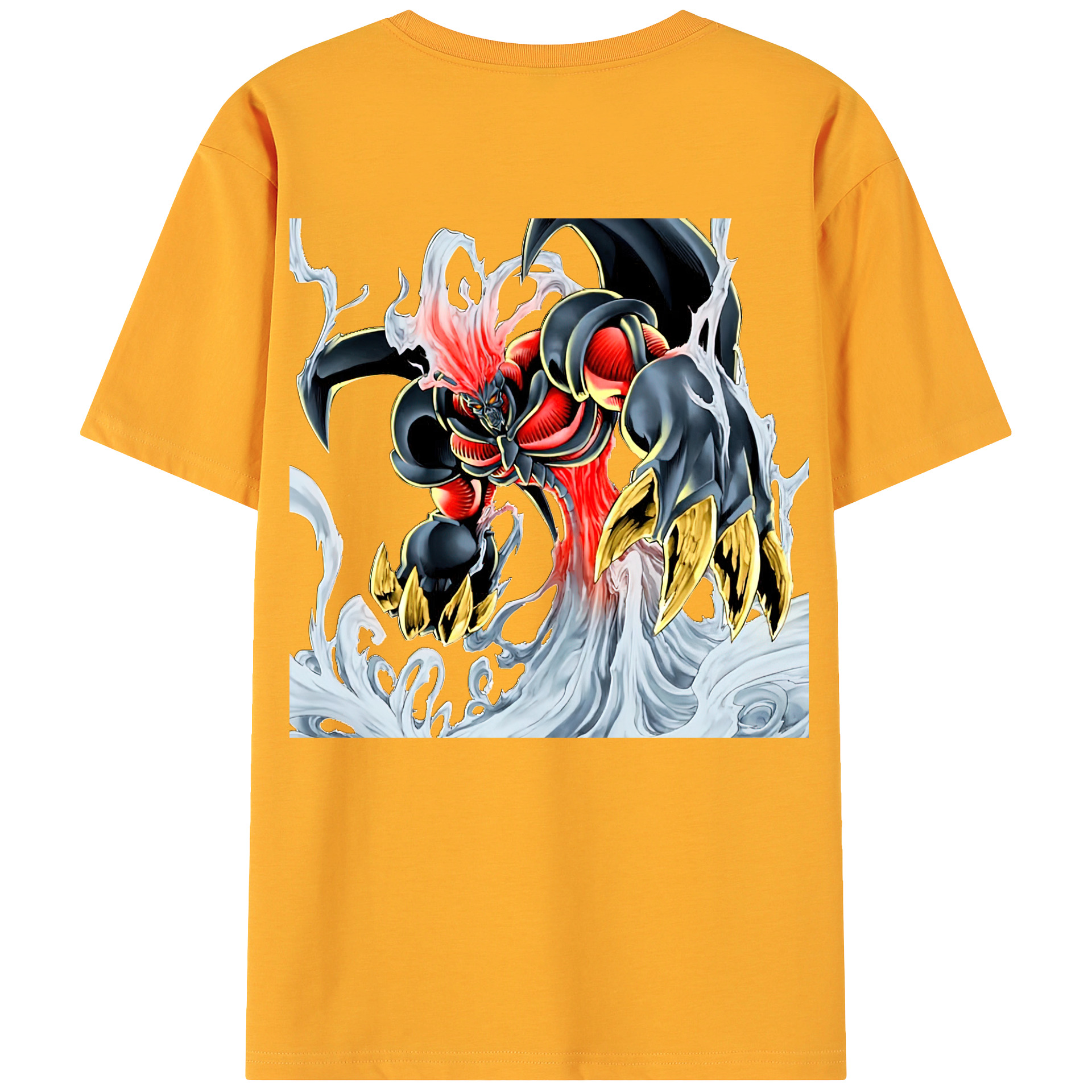（画像用） 遊☆戯☆王 Yu-Gi-Oh! 綿100％ メンズ半袖Tシャツ（バックプリント） 通気性