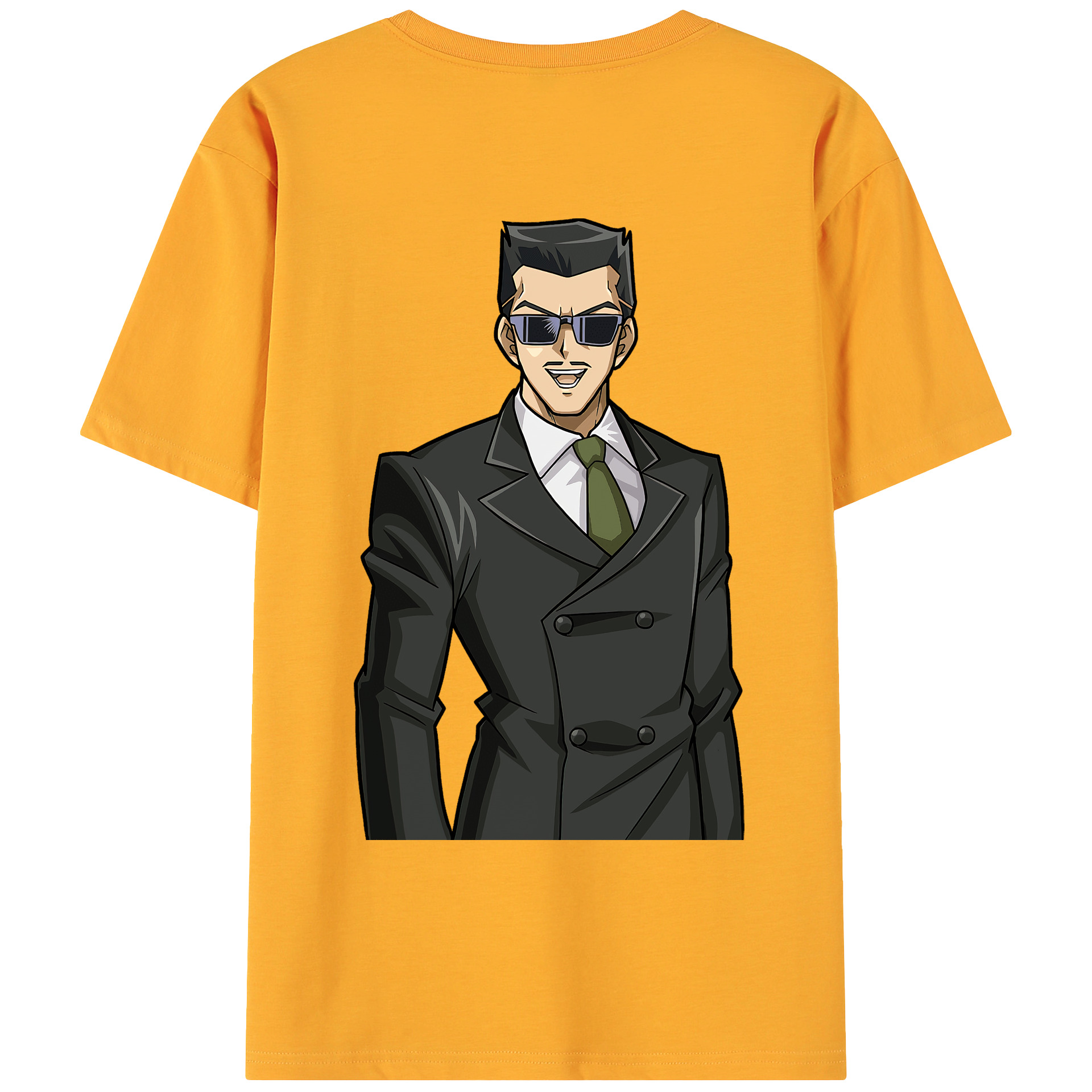 （画像用） 遊☆戯☆王 Yu-Gi-Oh! 綿100％ メンズ半袖Tシャツ（バックプリント） 通気性