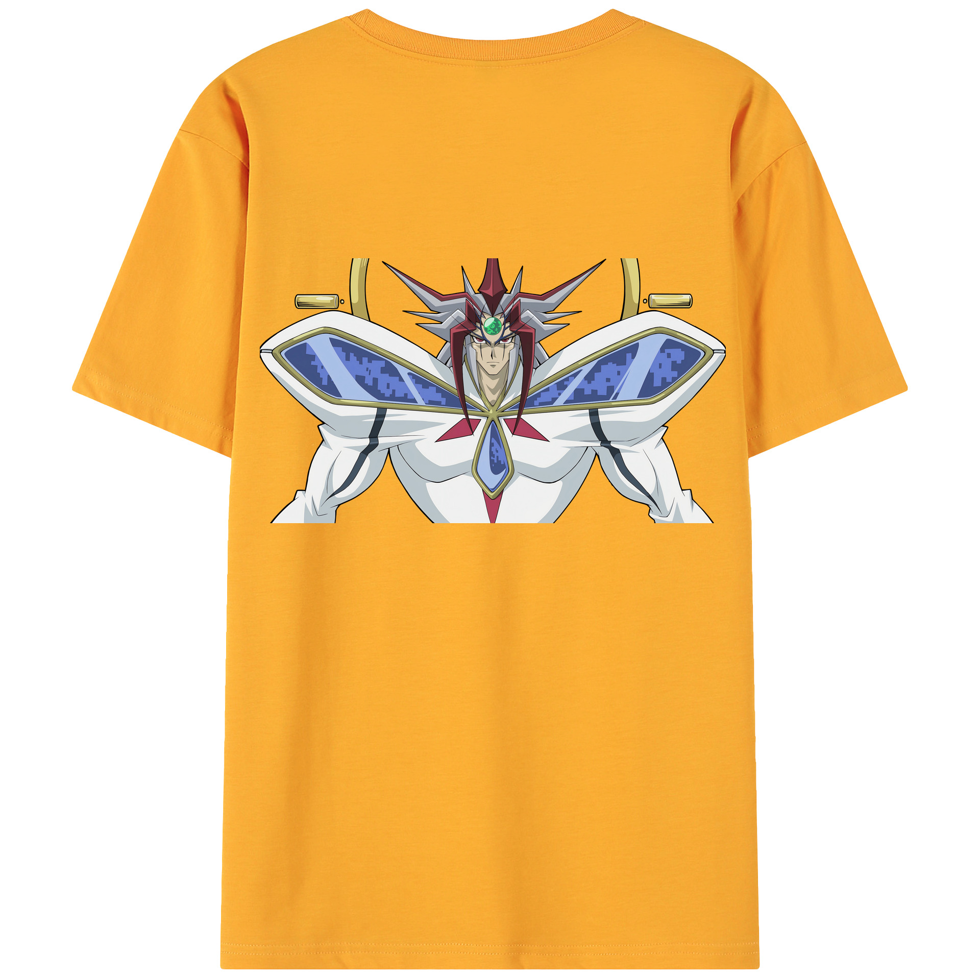 （画像用） 遊☆戯☆王 Yu-Gi-Oh! 綿100％ メンズ半袖Tシャツ（バックプリント） 通気性