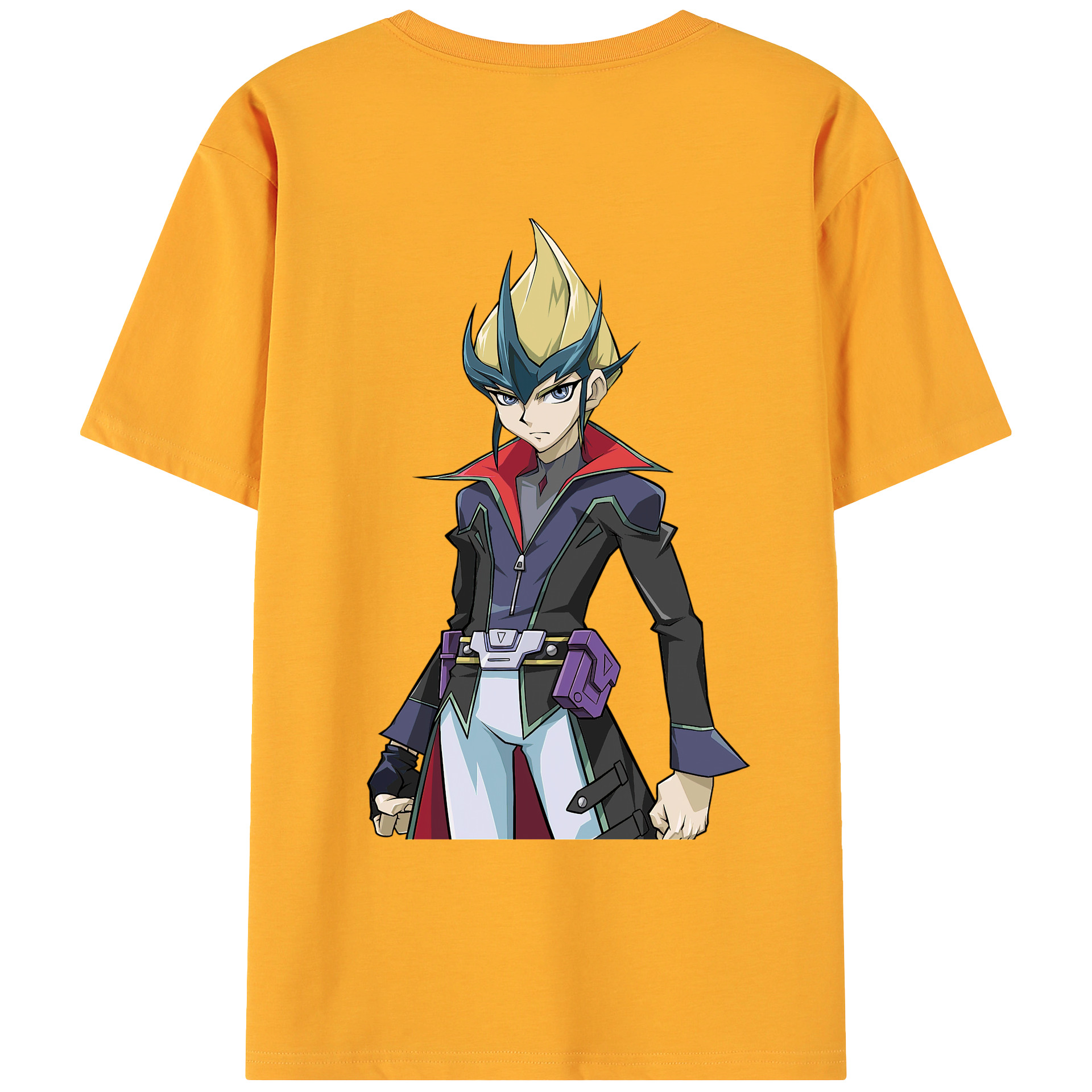 （画像用） 遊☆戯☆王 Yu-Gi-Oh! 綿100％ メンズ半袖Tシャツ（バックプリント） 通気性
