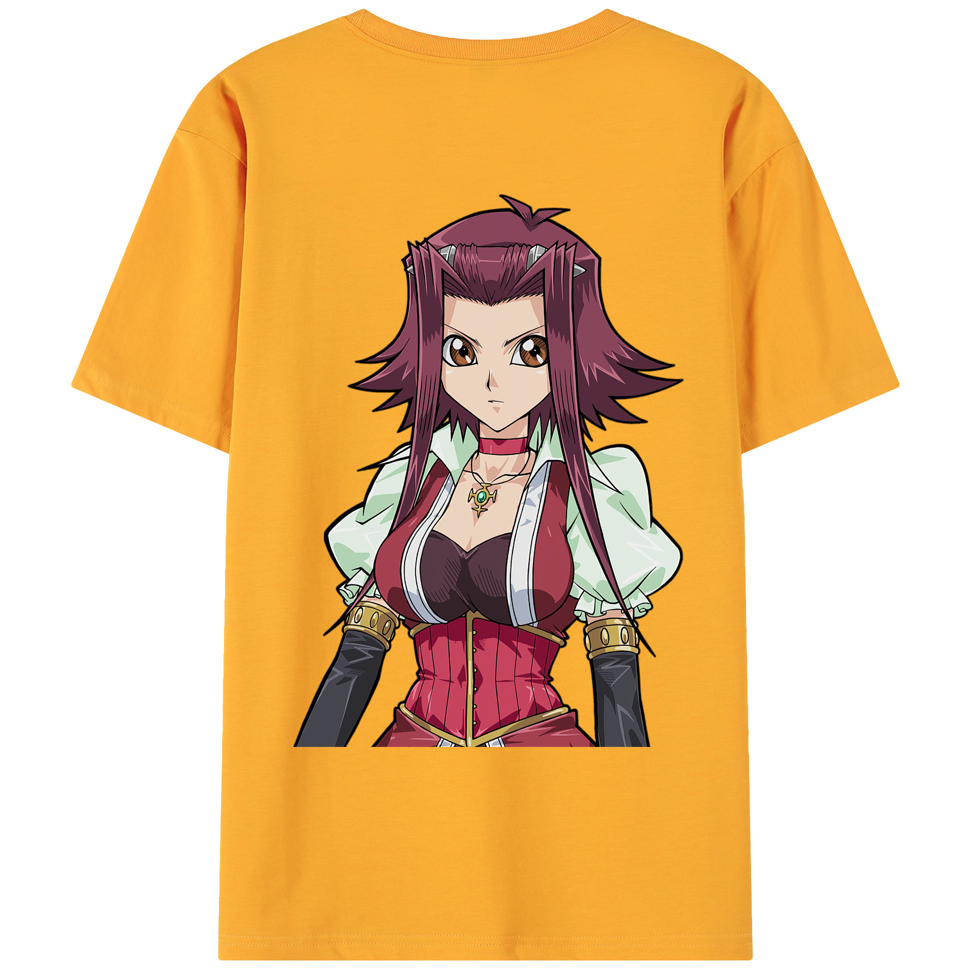（画像用） 遊☆戯☆王 Yu-Gi-Oh! 綿100％ メンズ半袖Tシャツ（バックプリント） 通気性