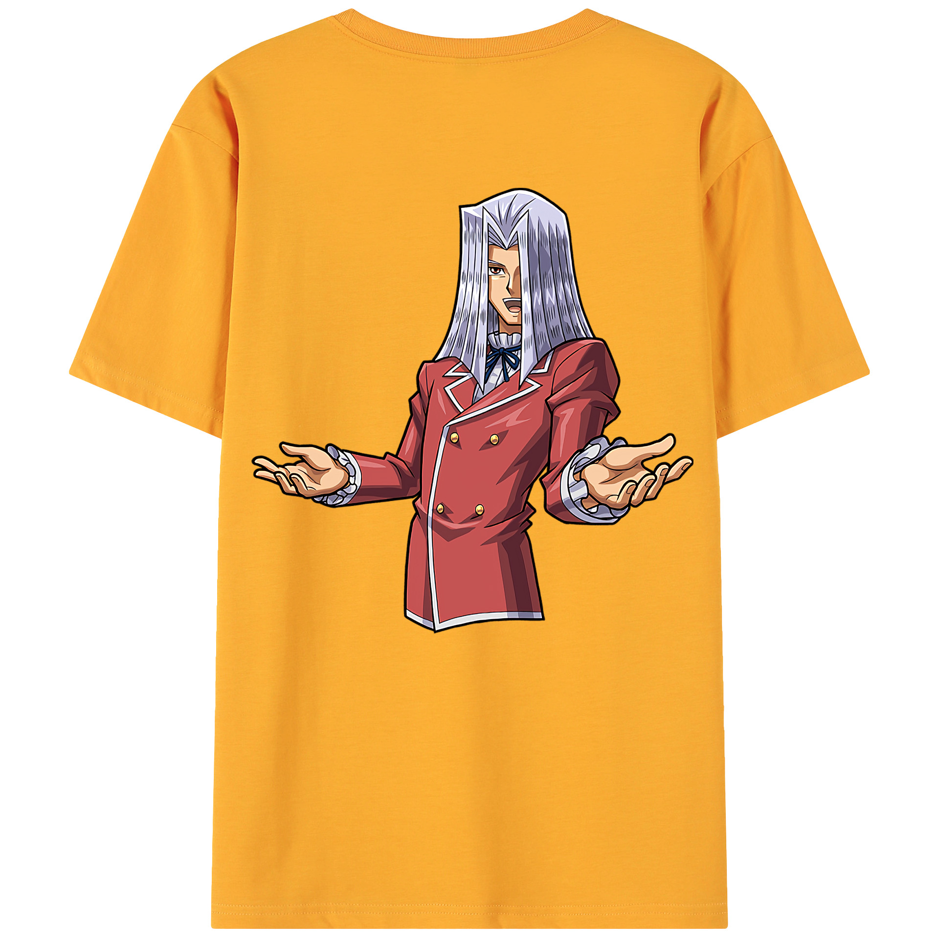 （画像用） 遊☆戯☆王 Yu-Gi-Oh! 綿100％ メンズ半袖Tシャツ（バックプリント） 通気性