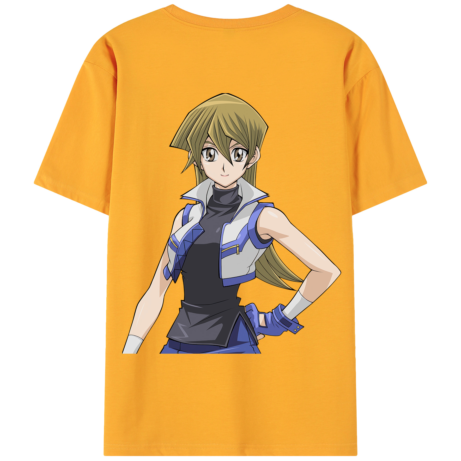 （画像用） 遊☆戯☆王 Yu-Gi-Oh! 綿100％ メンズ半袖Tシャツ（バックプリント） 通気性