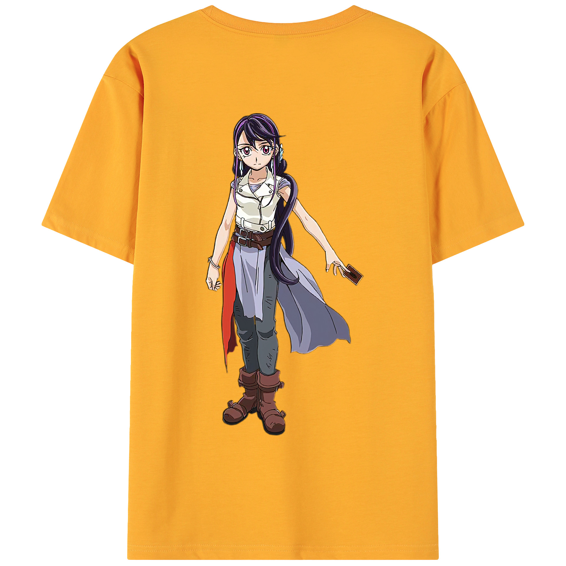 （画像用） 遊☆戯☆王 Yu-Gi-Oh! 綿100％ メンズ半袖Tシャツ（バックプリント） 通気性