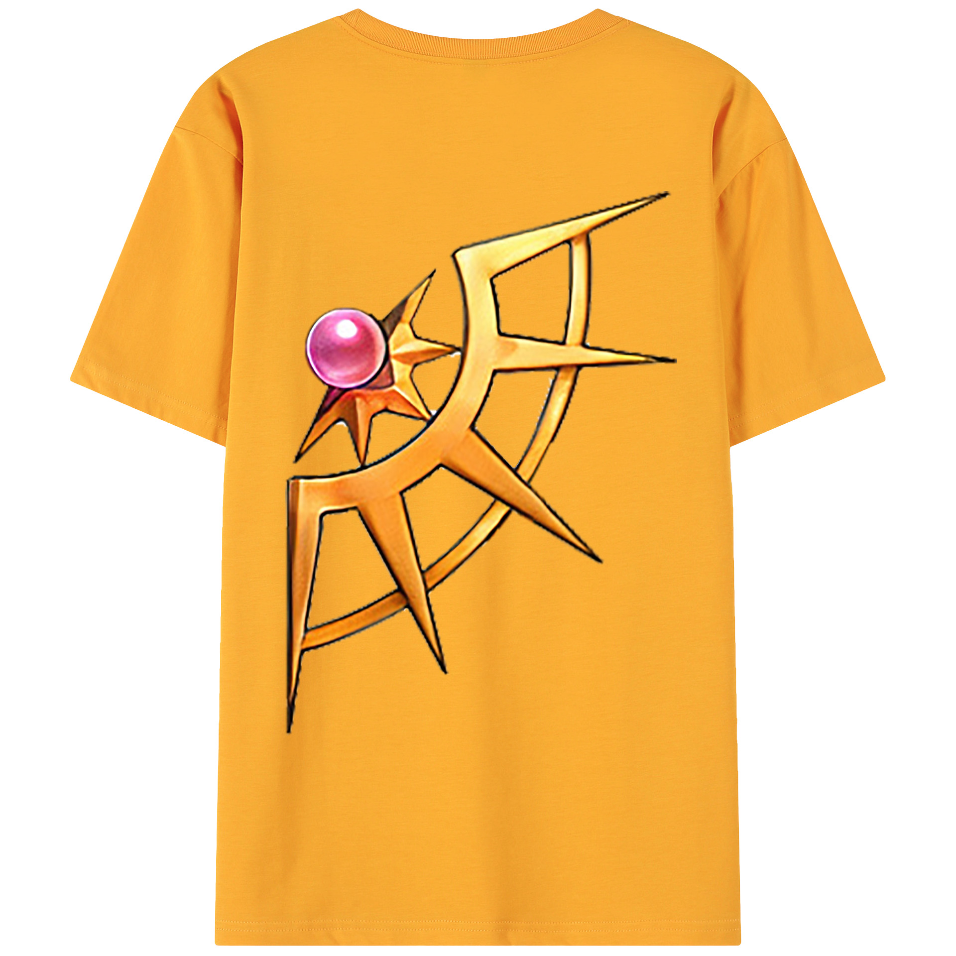 （画像用） 遊☆戯☆王 Yu-Gi-Oh! 綿100％ メンズ半袖Tシャツ（バックプリント） 通気性