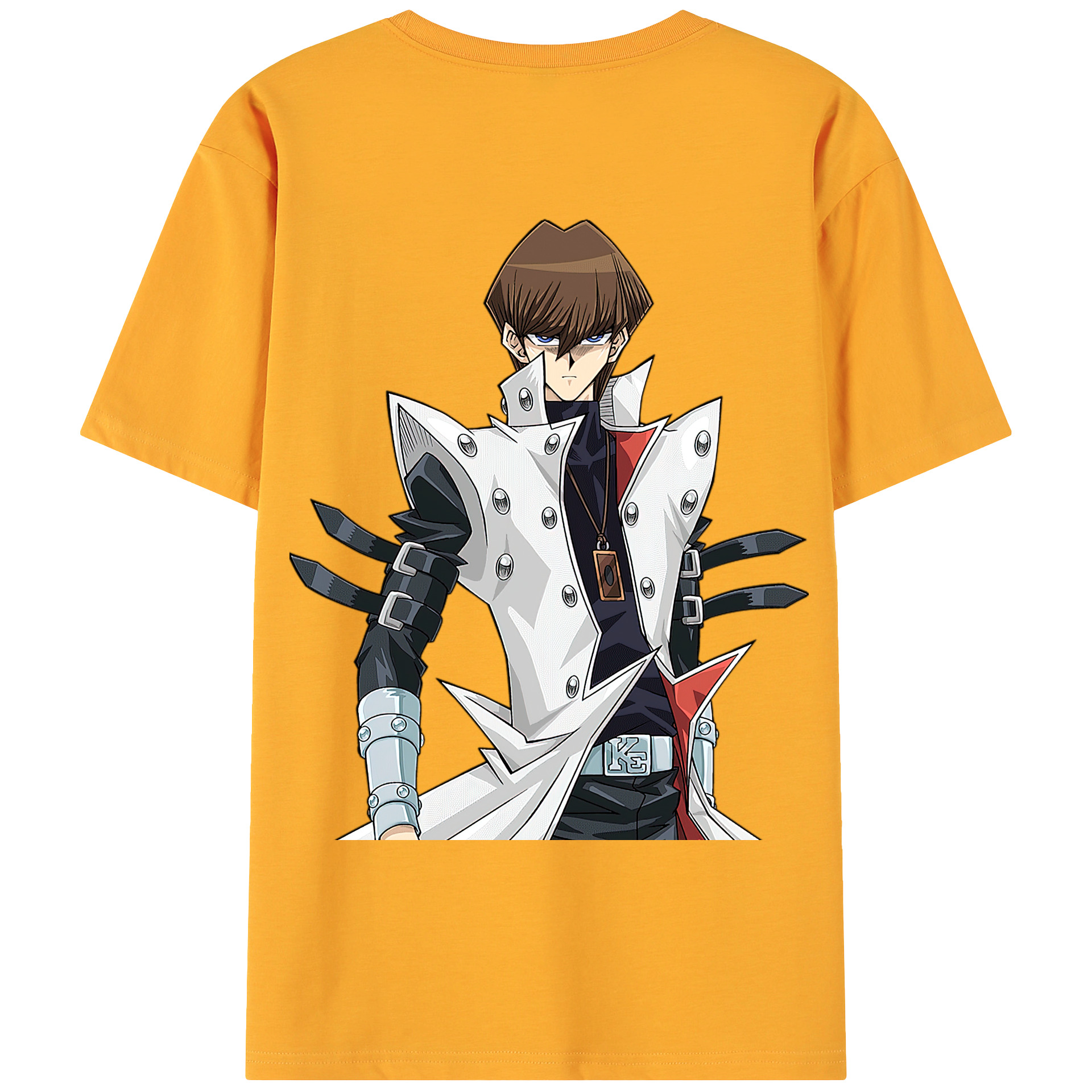 （画像用） 遊☆戯☆王 Yu-Gi-Oh! 綿100％ メンズ半袖Tシャツ（バックプリント） 通気性