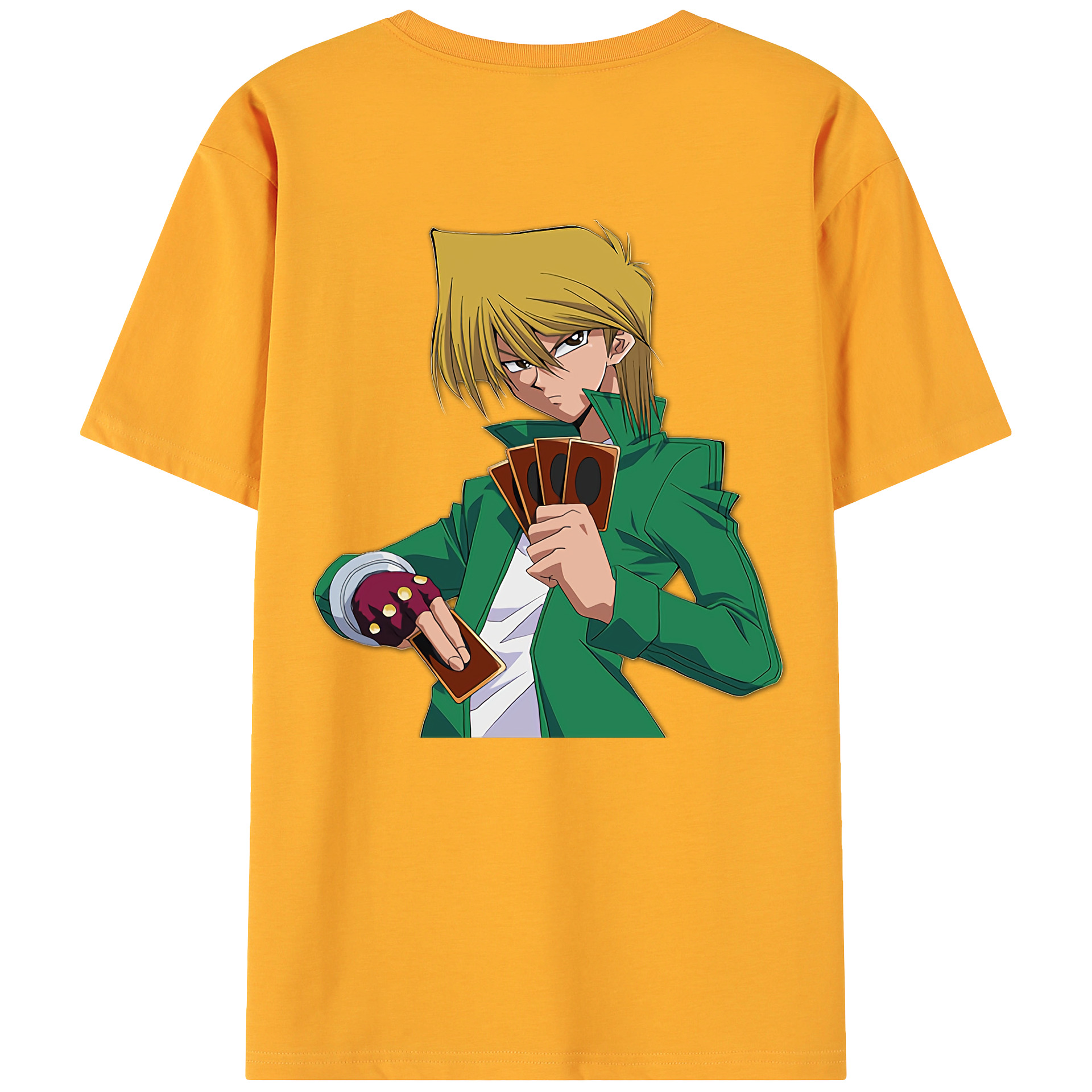 （画像用） 遊☆戯☆王 Yu-Gi-Oh! 綿100％ メンズ半袖Tシャツ（バックプリント） 通気性