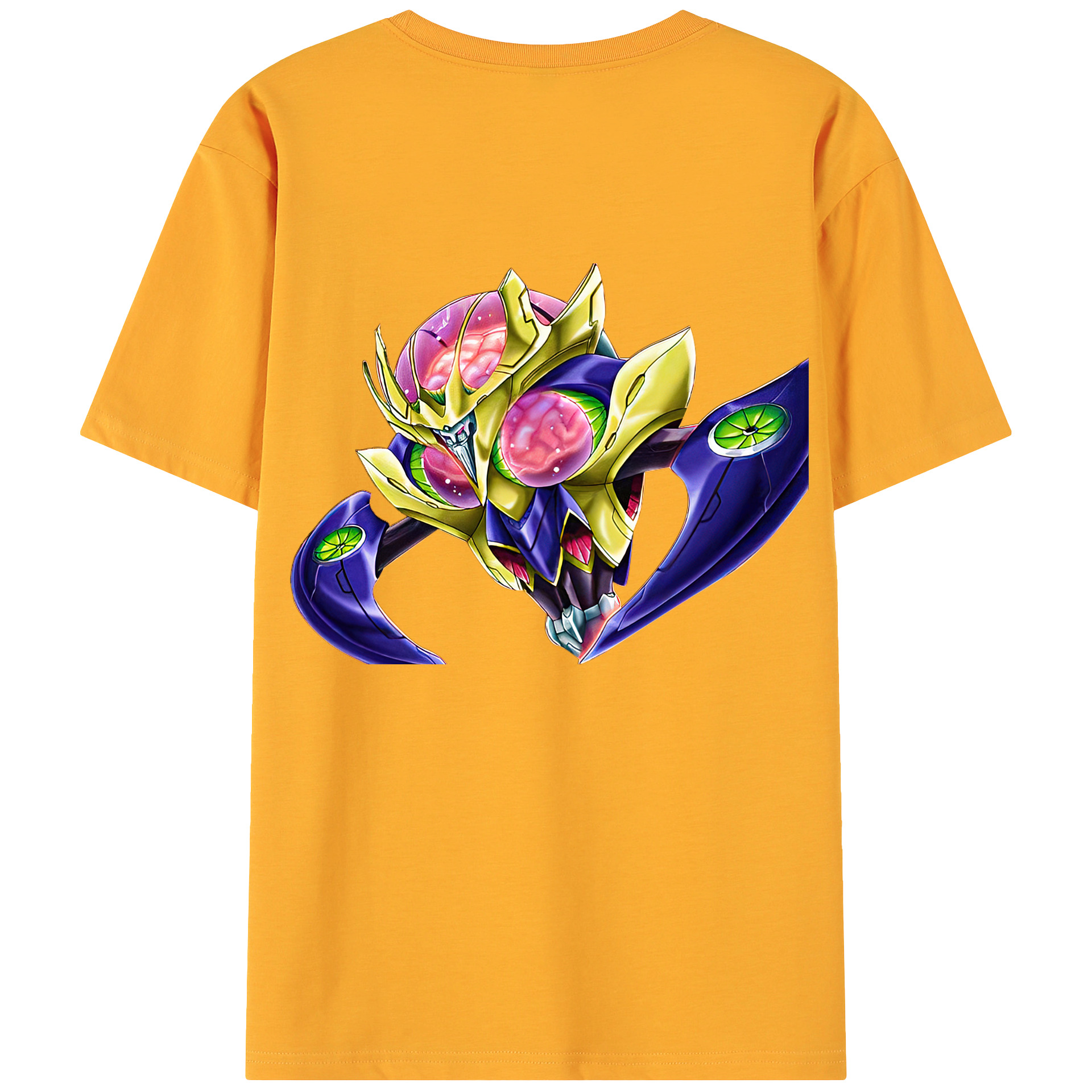 （画像用） 遊☆戯☆王 Yu-Gi-Oh! 綿100％ メンズ半袖Tシャツ（バックプリント） 通気性