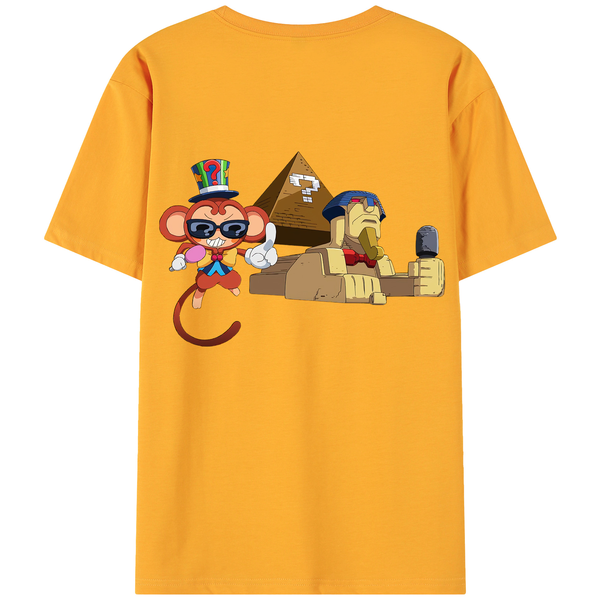 （画像用） 遊☆戯☆王 Yu-Gi-Oh! 綿100％ メンズ半袖Tシャツ（バックプリント） 通気性