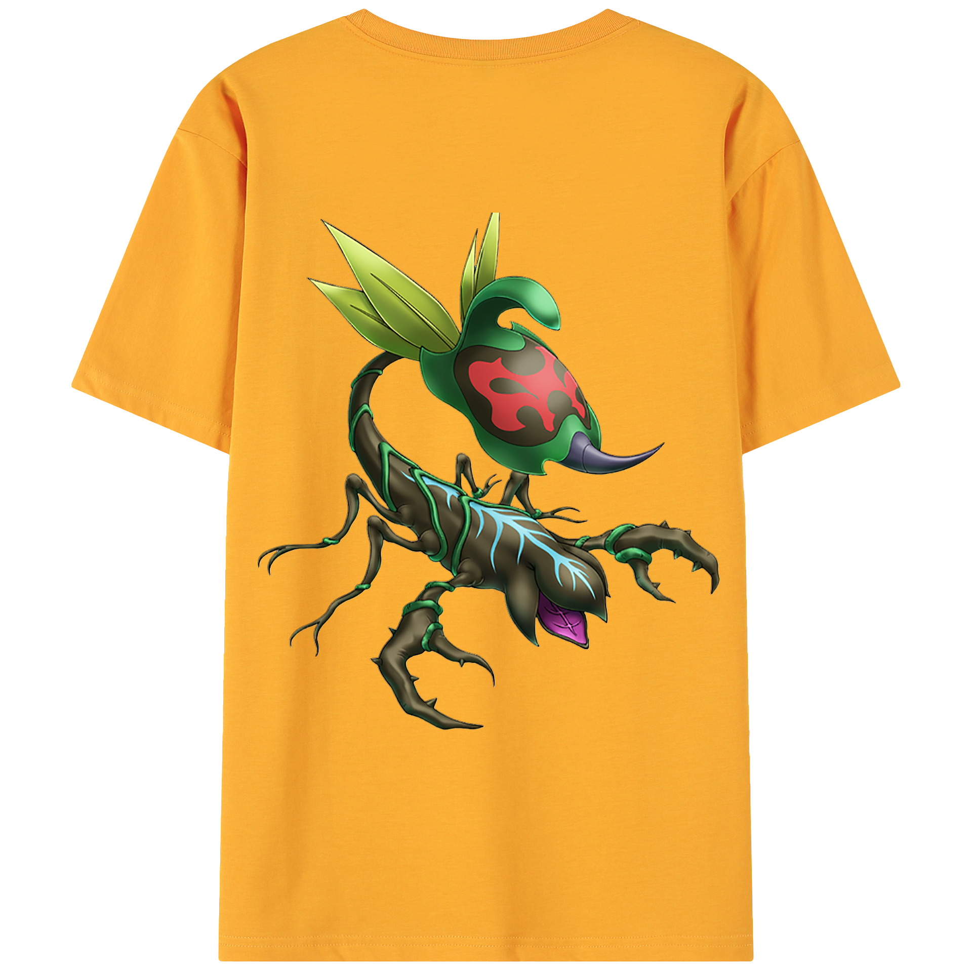 （画像用） 遊☆戯☆王 Yu-Gi-Oh! 綿100％ メンズ半袖Tシャツ（バックプリント） 通気性