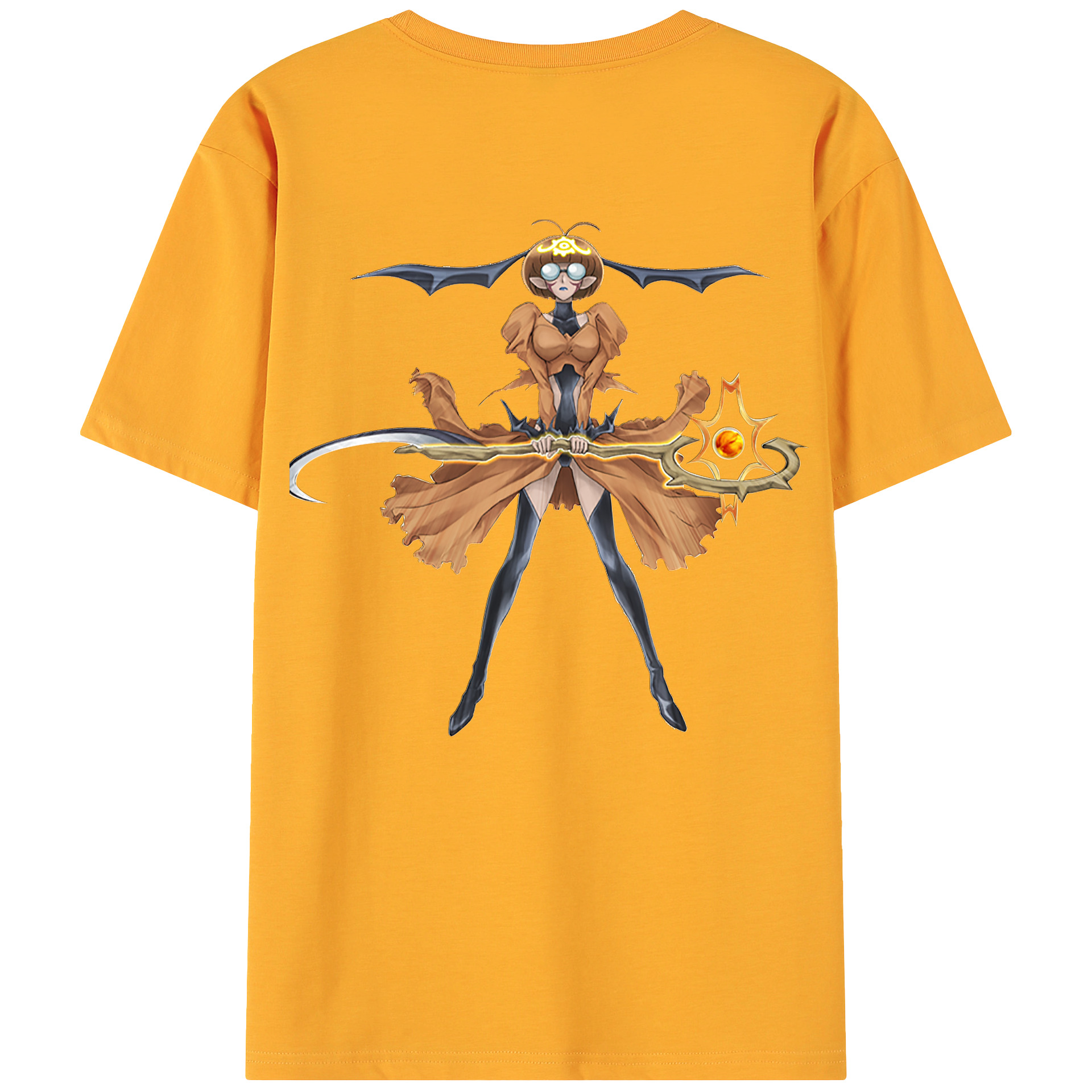 （画像用） 遊☆戯☆王 Yu-Gi-Oh! 綿100％ メンズ半袖Tシャツ（バックプリント） 通気性