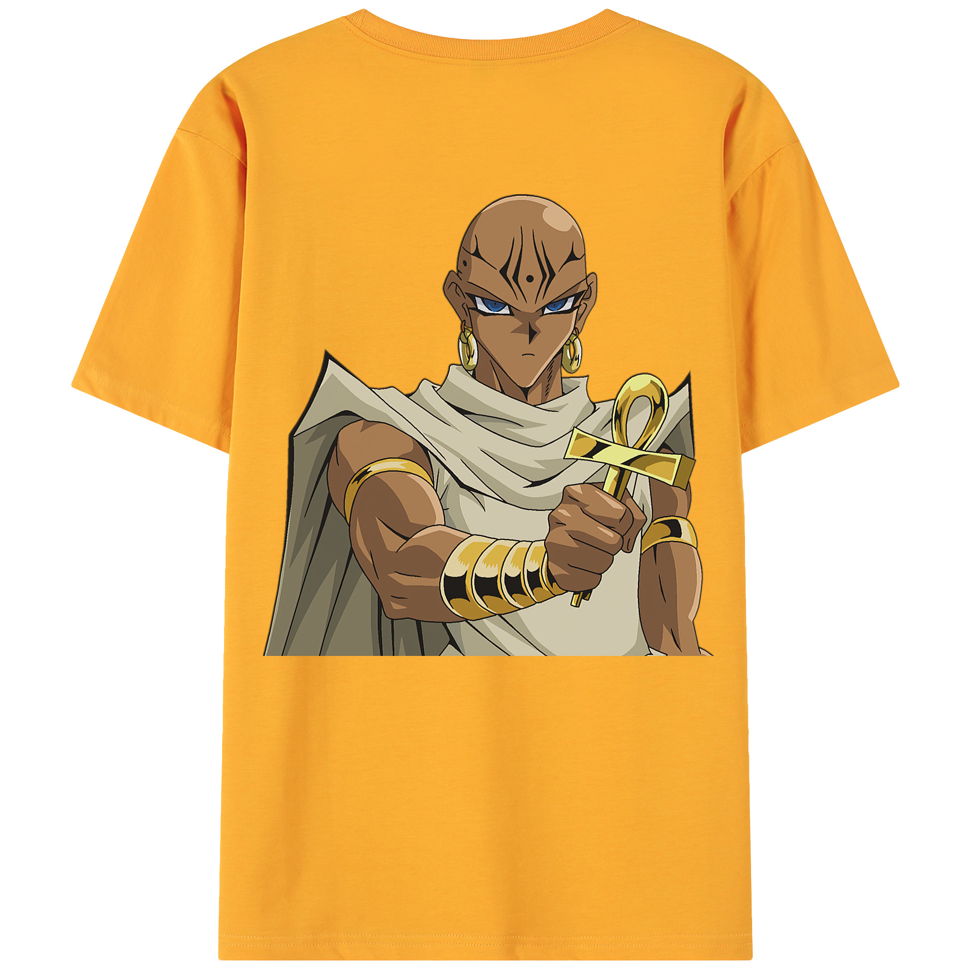 （画像用） 遊☆戯☆王 Yu-Gi-Oh! 綿100％ メンズ半袖Tシャツ（バックプリント） 通気性