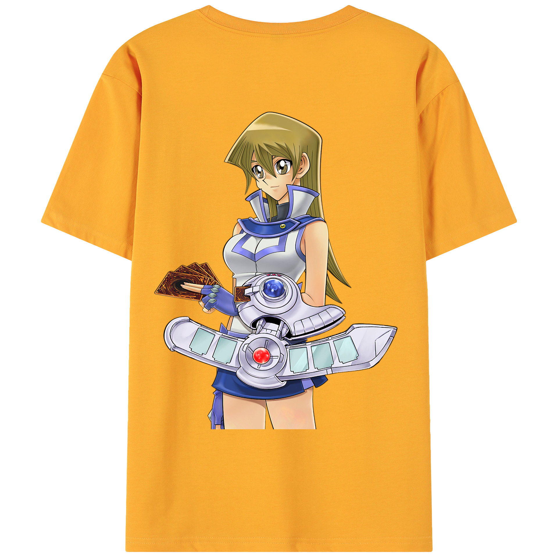 （画像用） 遊☆戯☆王 Yu-Gi-Oh! 綿100％ メンズ半袖Tシャツ（バックプリント） 通気性