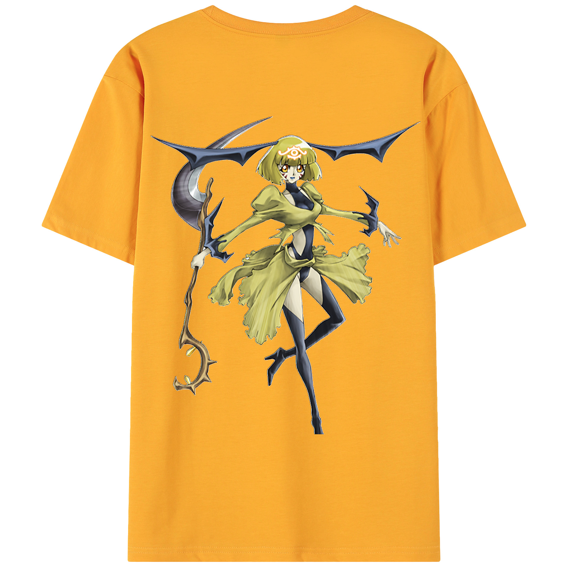 （画像用） 遊☆戯☆王 Yu-Gi-Oh! 綿100％ メンズ半袖Tシャツ（バックプリント） 通気性