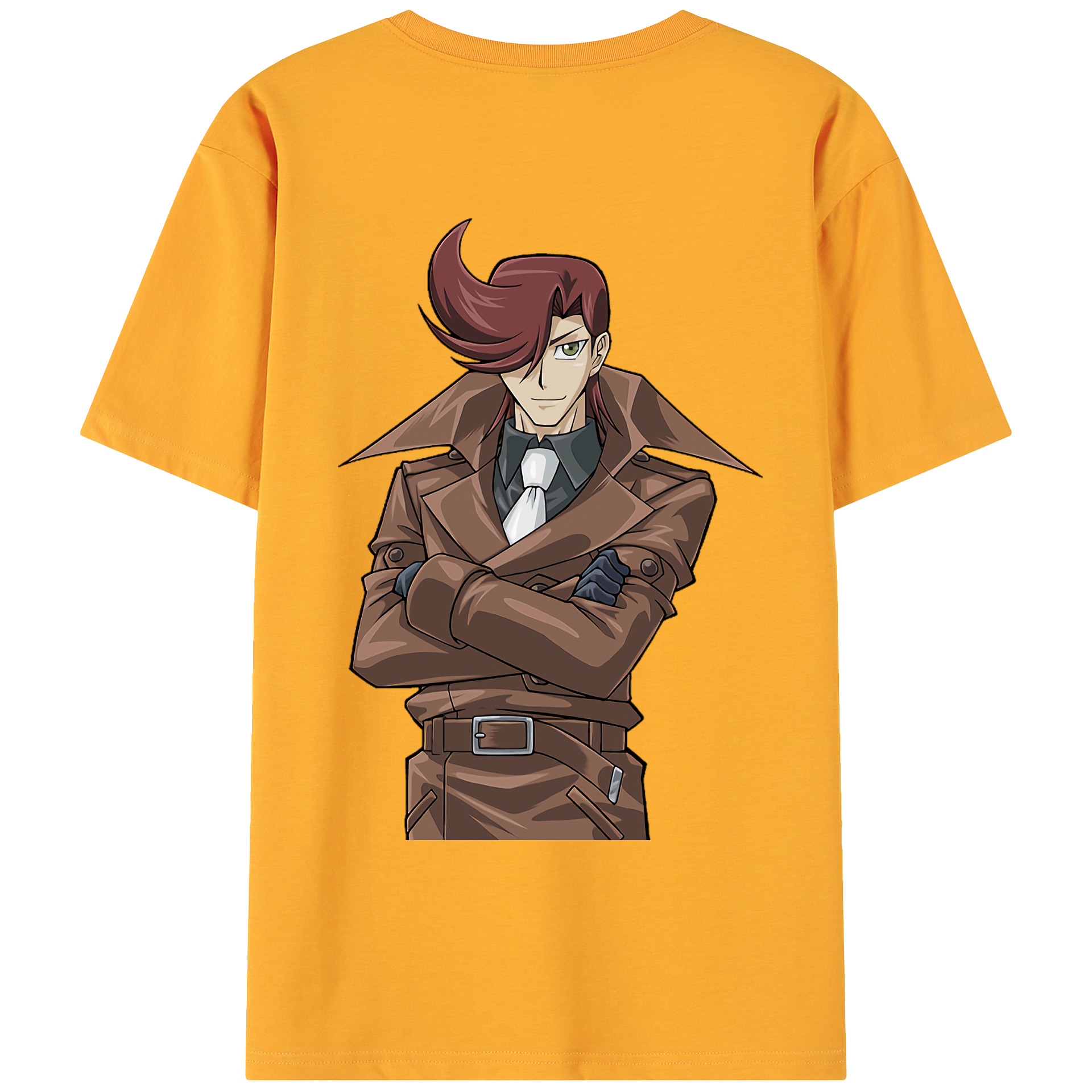 （画像用） 遊☆戯☆王 Yu-Gi-Oh! 綿100％ メンズ半袖Tシャツ（バックプリント） 通気性