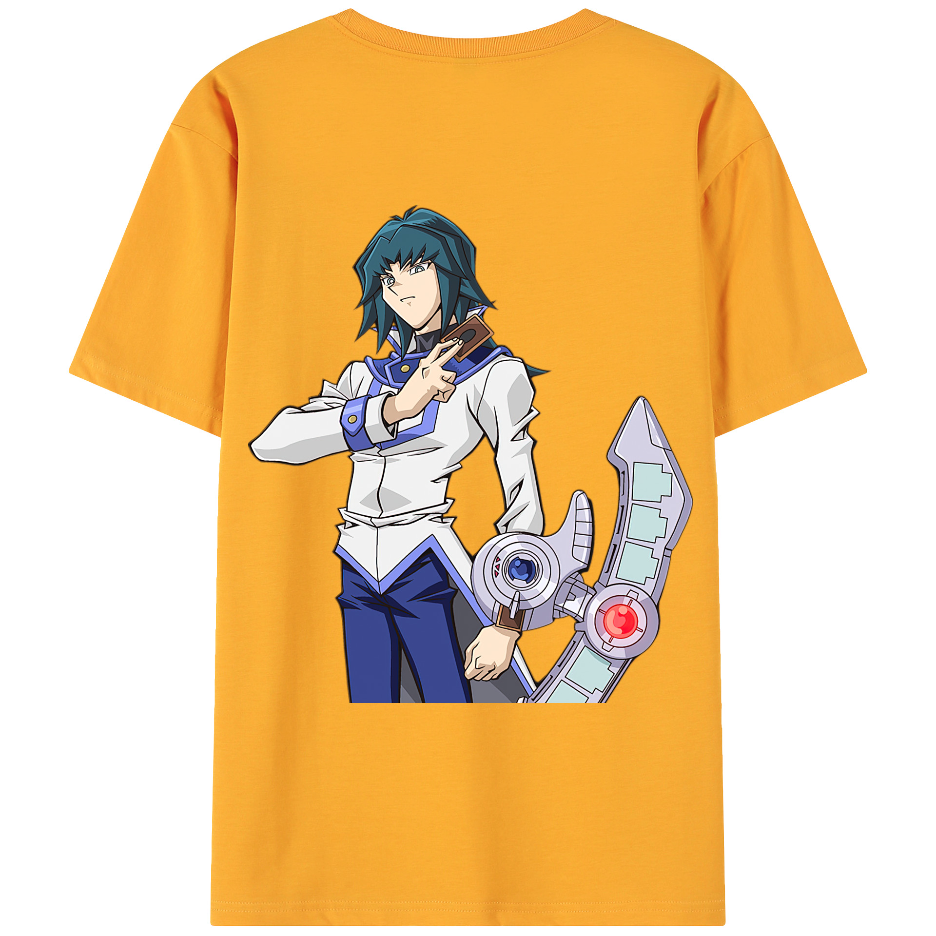 （画像用） 遊☆戯☆王 Yu-Gi-Oh! 綿100％ メンズ半袖Tシャツ（バックプリント） 通気性