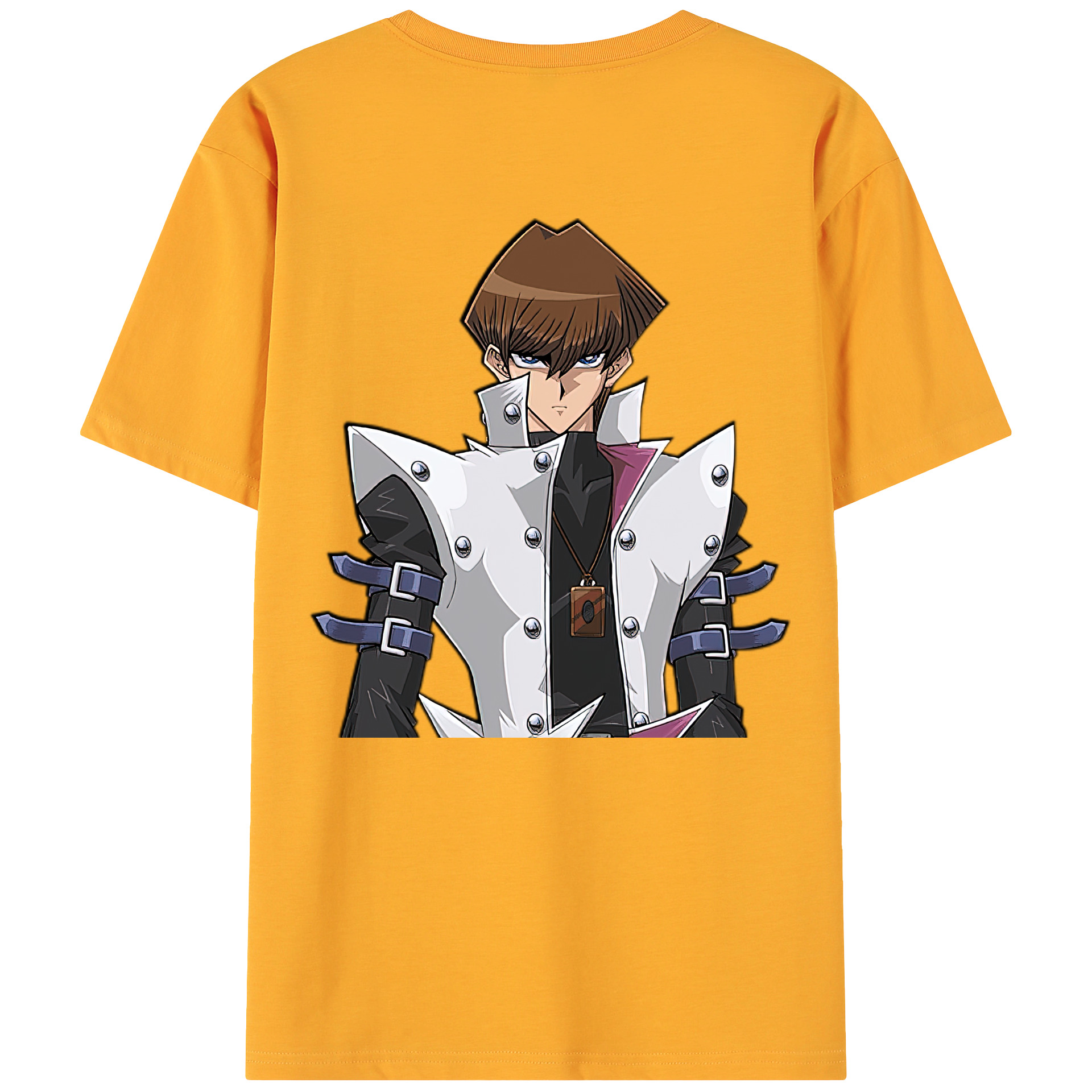 （画像用） 遊☆戯☆王 Yu-Gi-Oh! 綿100％ メンズ半袖Tシャツ（バックプリント） 通気性
