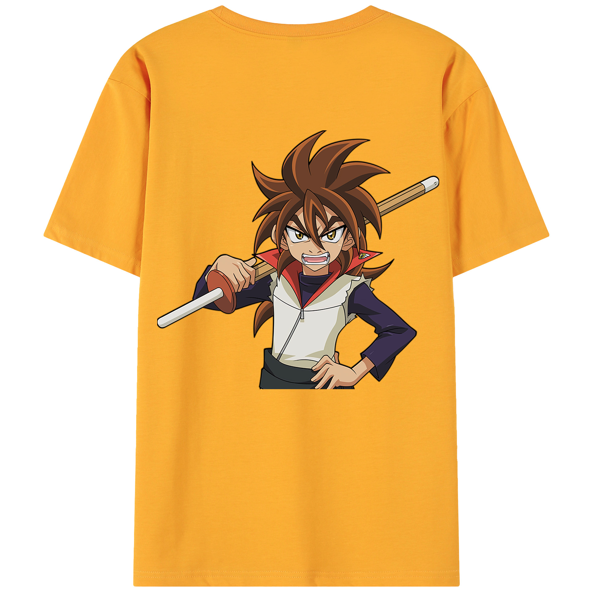 （画像用） 遊☆戯☆王 Yu-Gi-Oh! 綿100％ メンズ半袖Tシャツ（バックプリント） 通気性