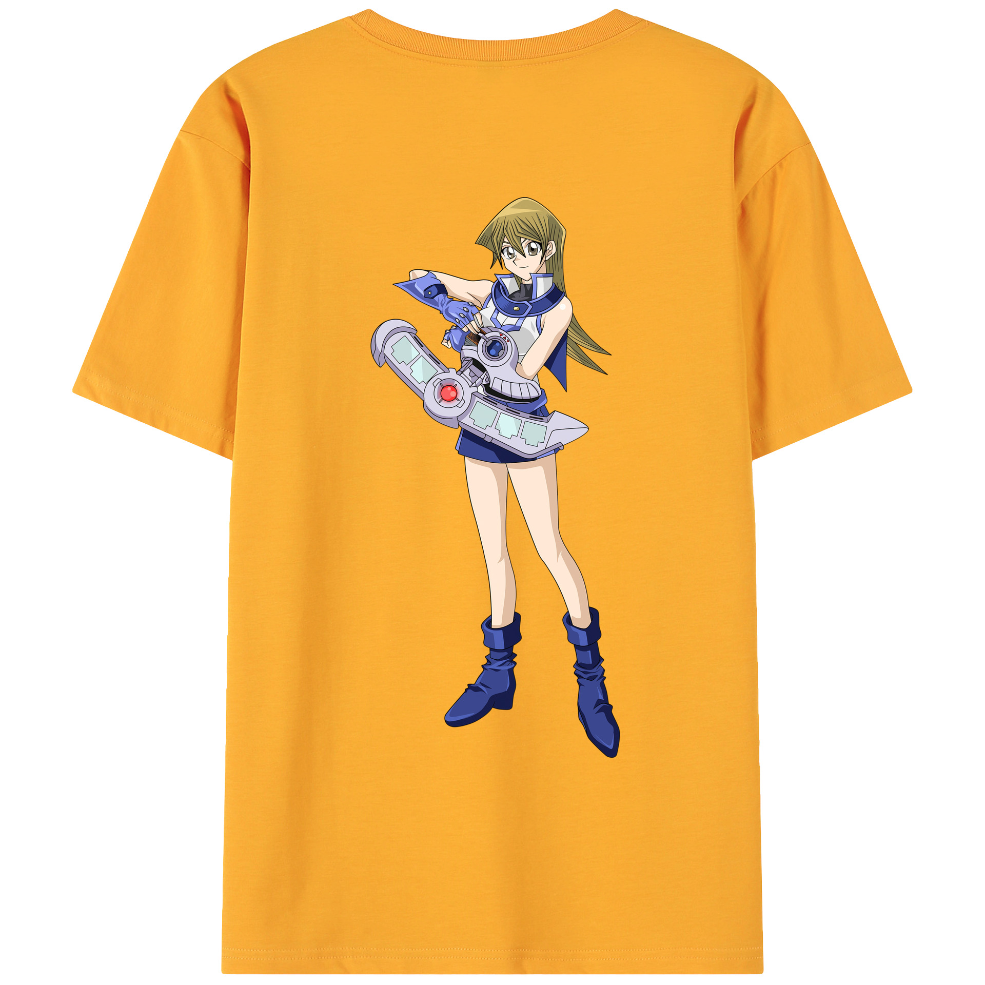 （画像用） 遊☆戯☆王 Yu-Gi-Oh! 綿100％ メンズ半袖Tシャツ（バックプリント） 通気性