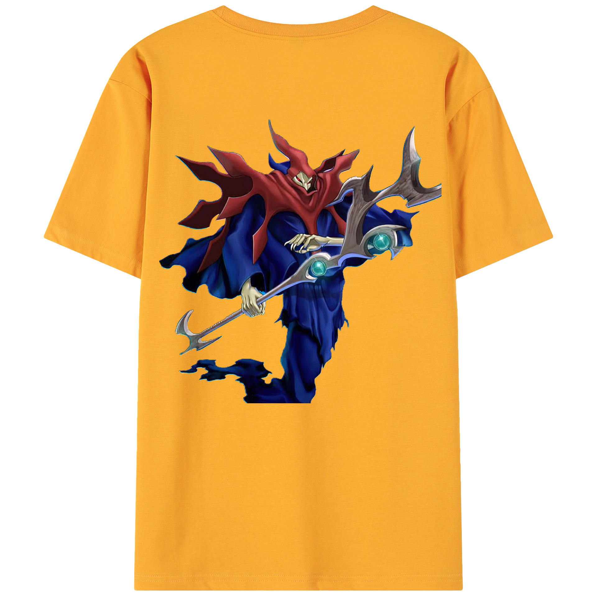 （画像用） 遊☆戯☆王 Yu-Gi-Oh! 綿100％ メンズ半袖Tシャツ（バックプリント） 通気性