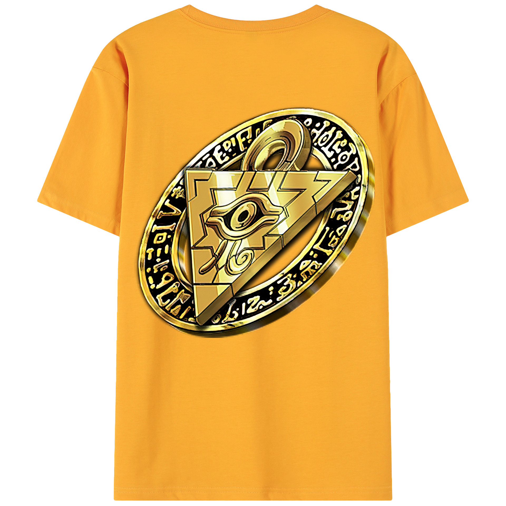 （画像用） 遊☆戯☆王 Yu-Gi-Oh! 綿100％ メンズ半袖Tシャツ（バックプリント） 通気性
