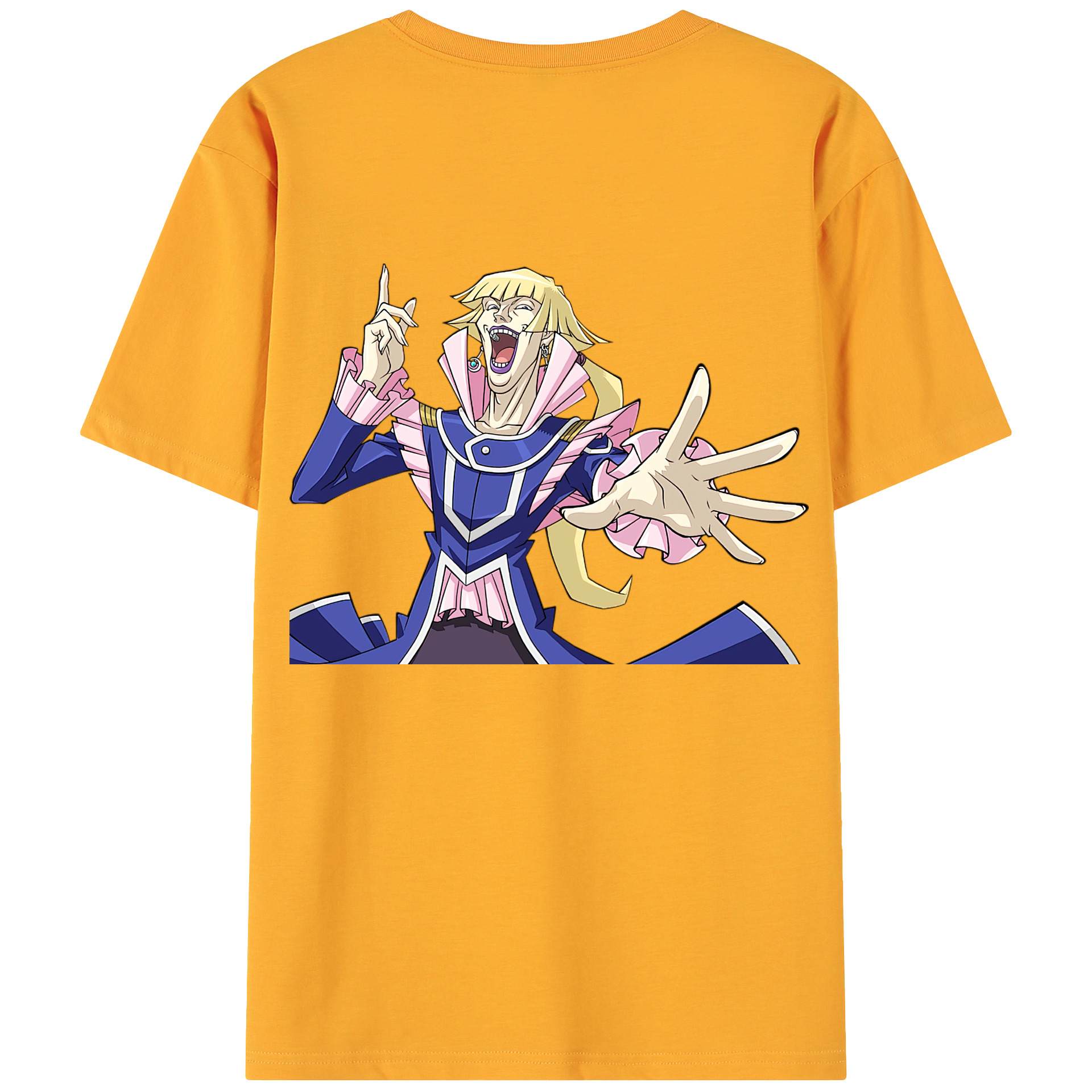 （画像用） 遊☆戯☆王 Yu-Gi-Oh! 綿100％ メンズ半袖Tシャツ（バックプリント） 通気性