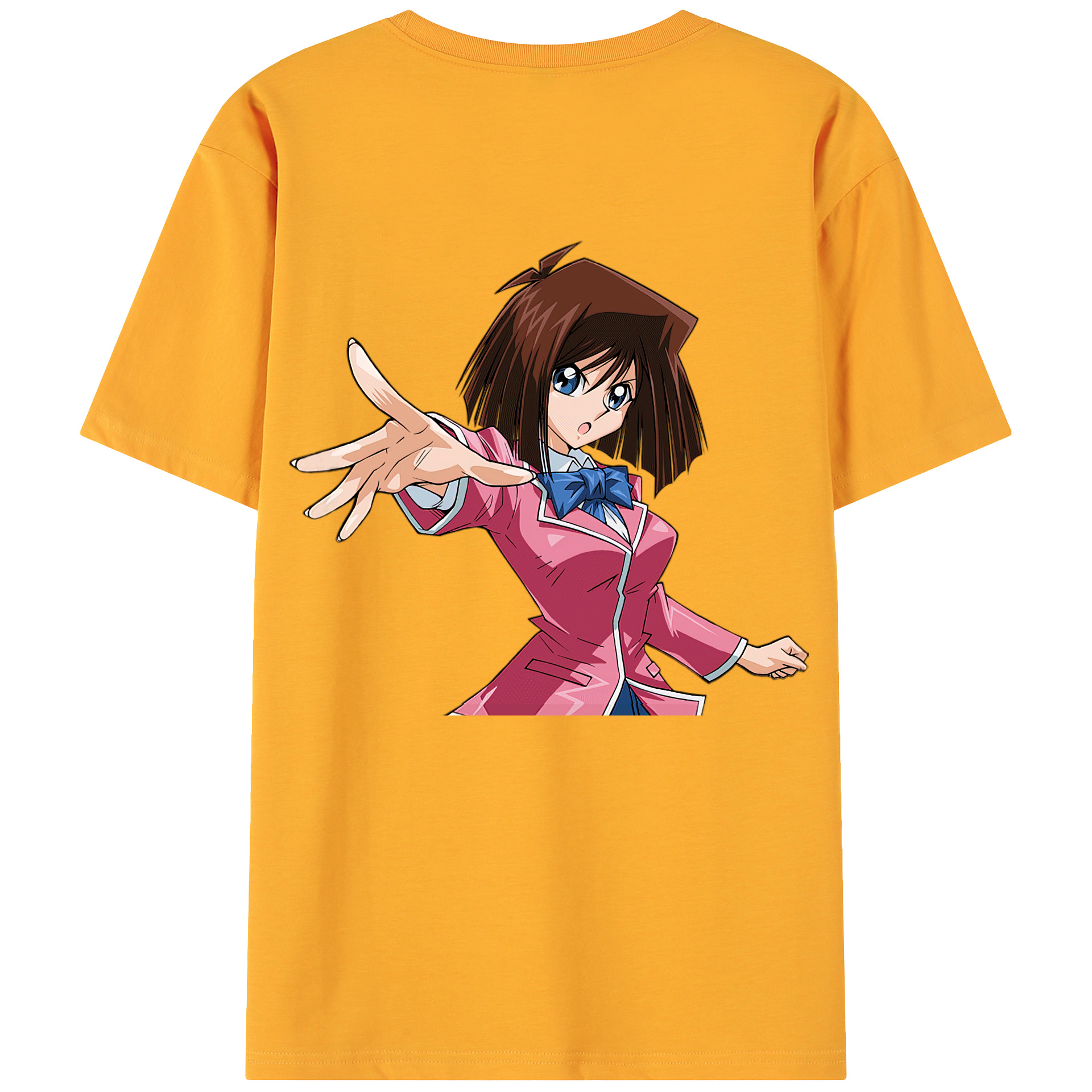 （画像用） 遊☆戯☆王 Yu-Gi-Oh! 綿100％ メンズ半袖Tシャツ（バックプリント） 通気性