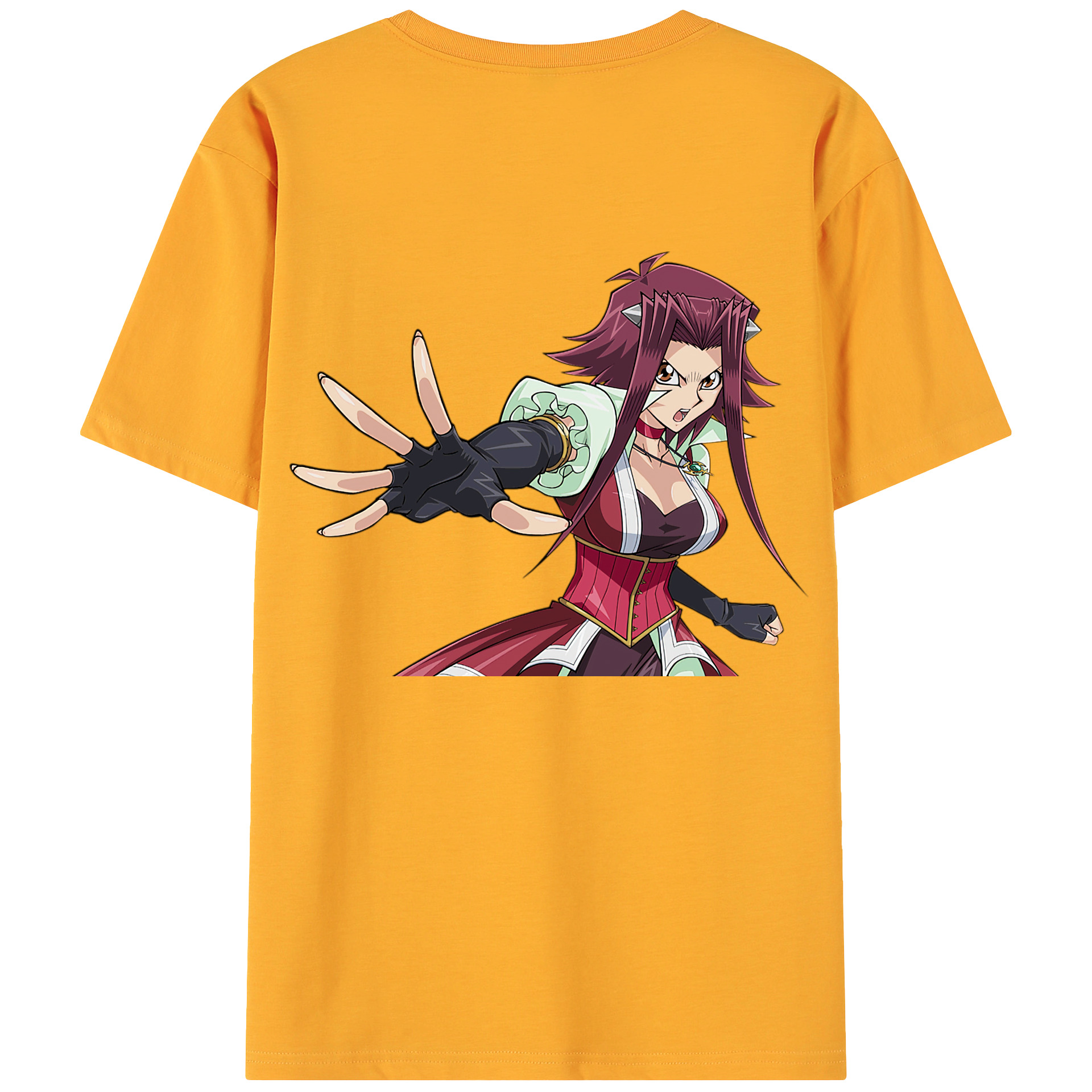 （画像用） 遊☆戯☆王 Yu-Gi-Oh! 綿100％ メンズ半袖Tシャツ（バックプリント） 通気性