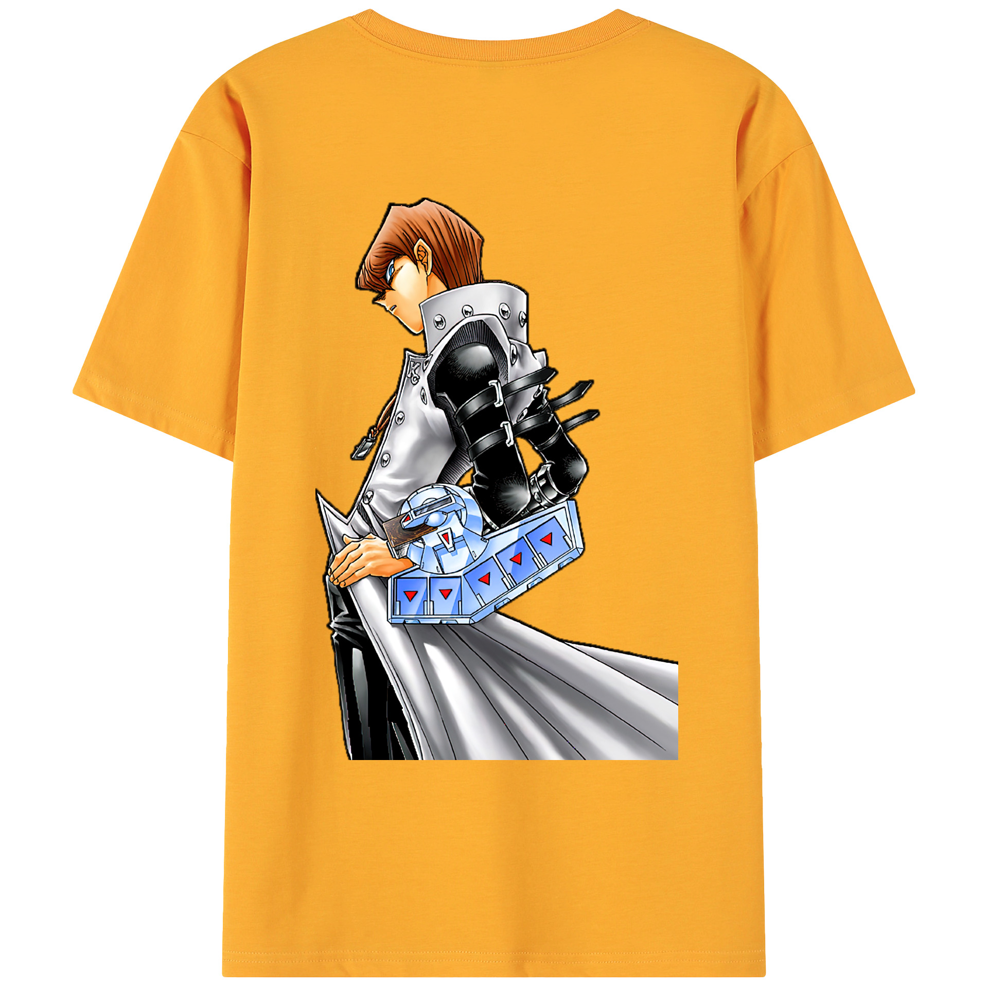 （画像用） 遊☆戯☆王 Yu-Gi-Oh! 綿100％ メンズ半袖Tシャツ（バックプリント） 通気性