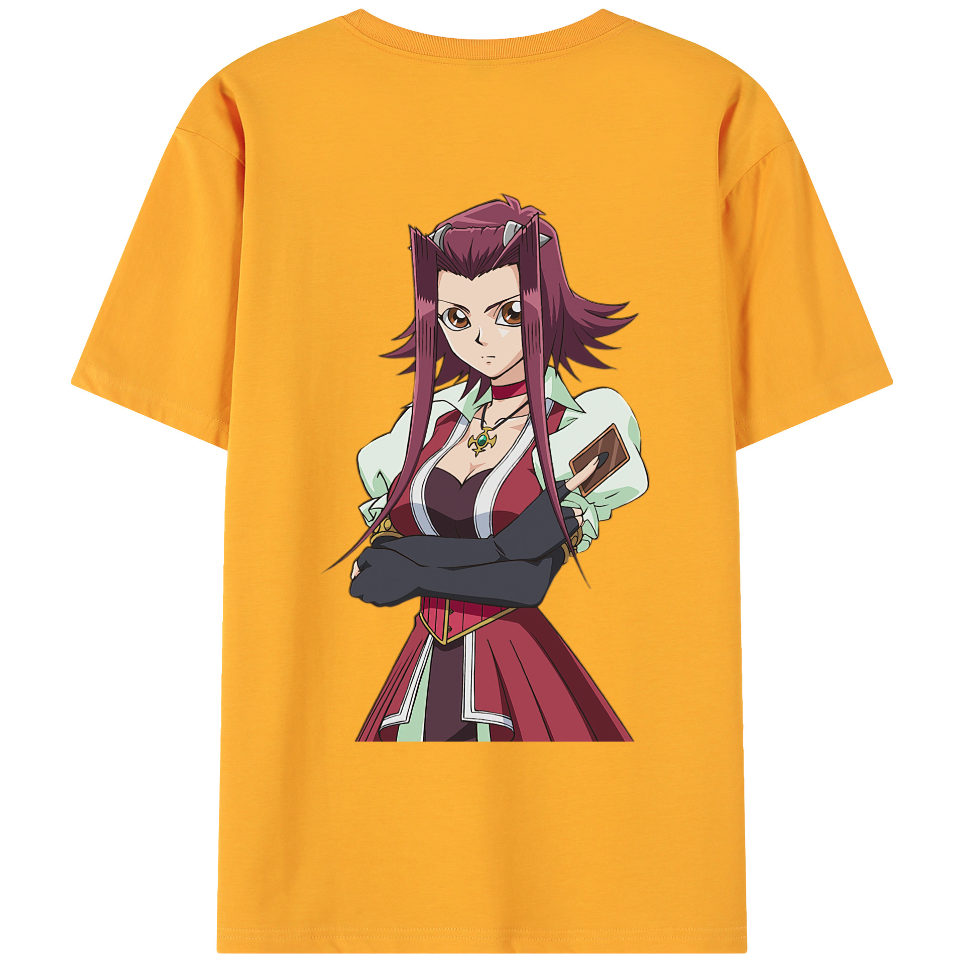 （画像用） 遊☆戯☆王 Yu-Gi-Oh! 綿100％ メンズ半袖Tシャツ（バックプリント） 通気性