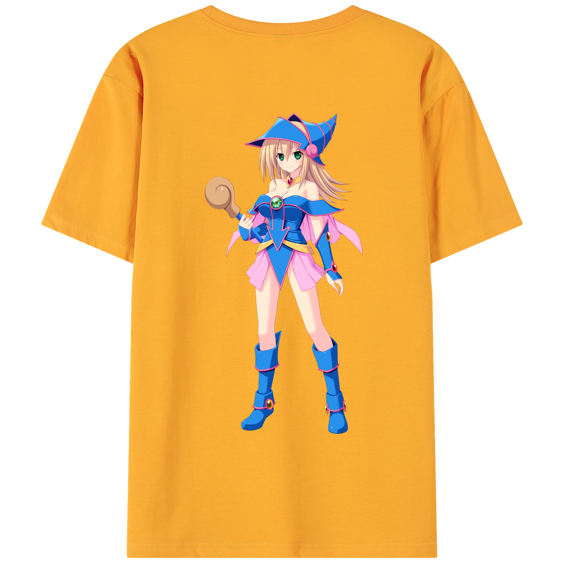 （画像用） 遊☆戯☆王 Yu-Gi-Oh! 綿100％ メンズ半袖Tシャツ（バックプリント） 通気性