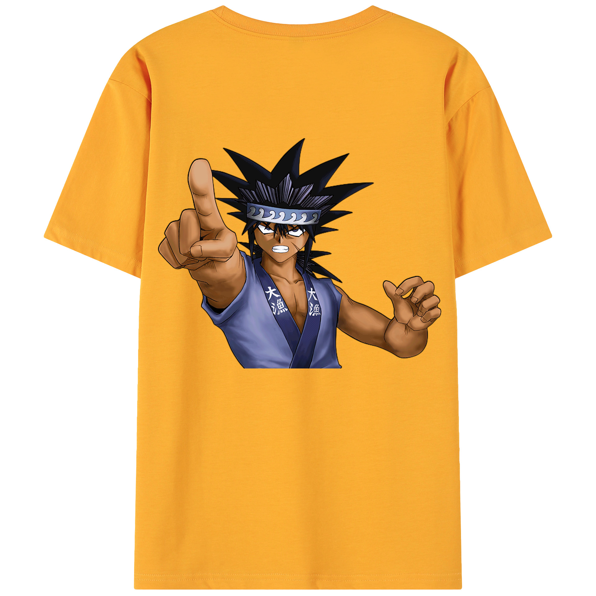 （画像用） 遊☆戯☆王 Yu-Gi-Oh! 綿100％ メンズ半袖Tシャツ（バックプリント） 通気性