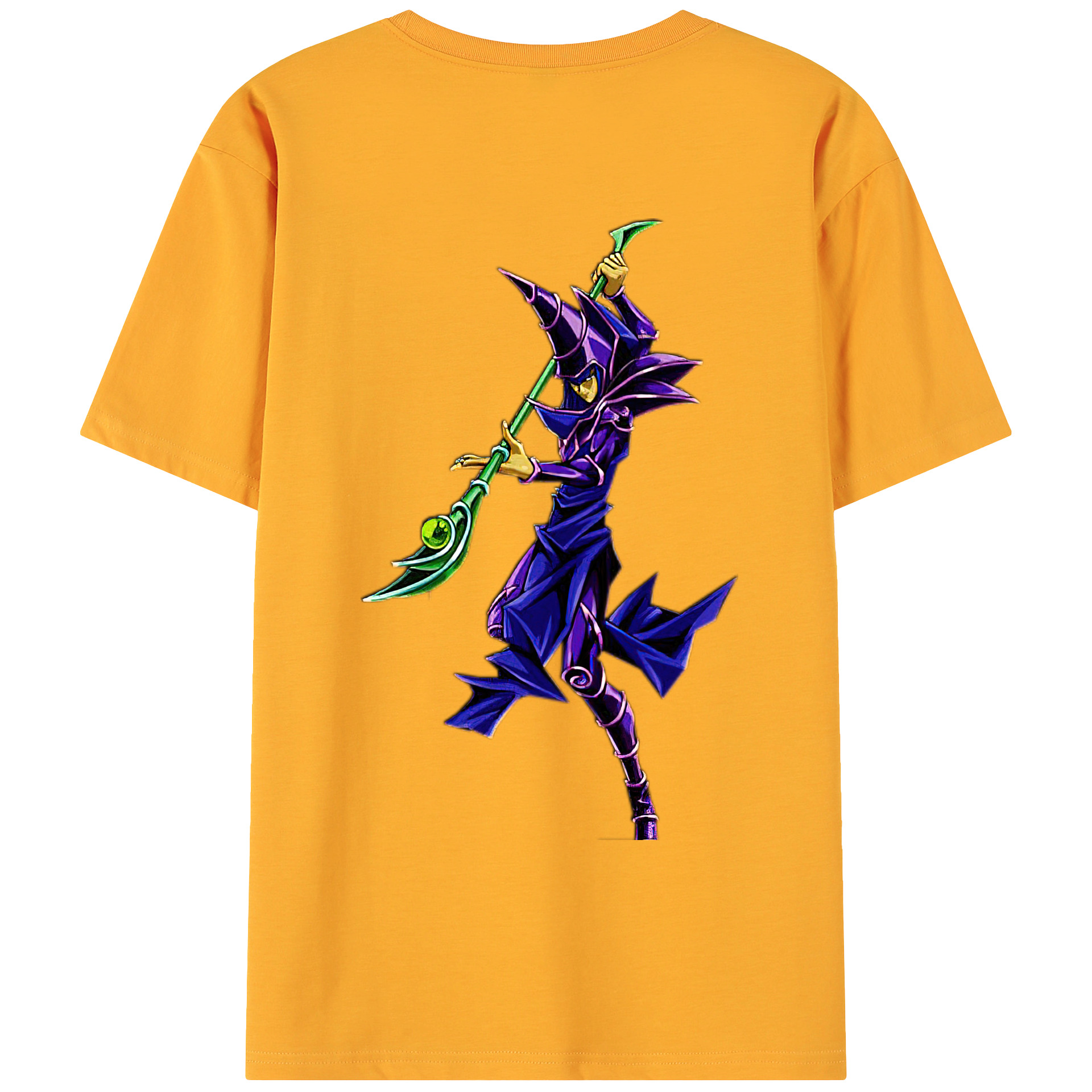 （画像用） 遊☆戯☆王 Yu-Gi-Oh! 綿100％ メンズ半袖Tシャツ（バックプリント） 通気性