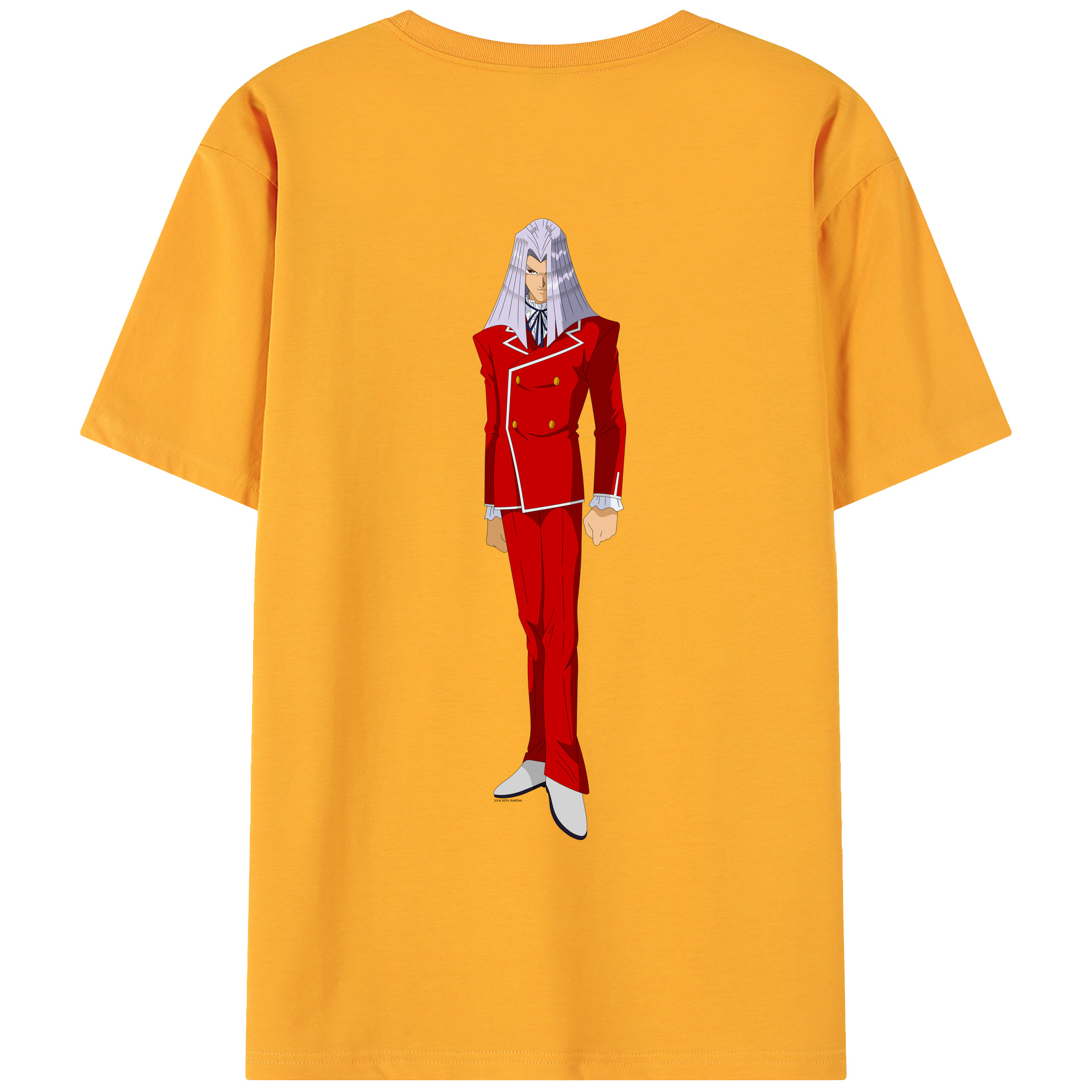 （画像用） 遊☆戯☆王 Yu-Gi-Oh! 綿100％ メンズ半袖Tシャツ（バックプリント） 通気性