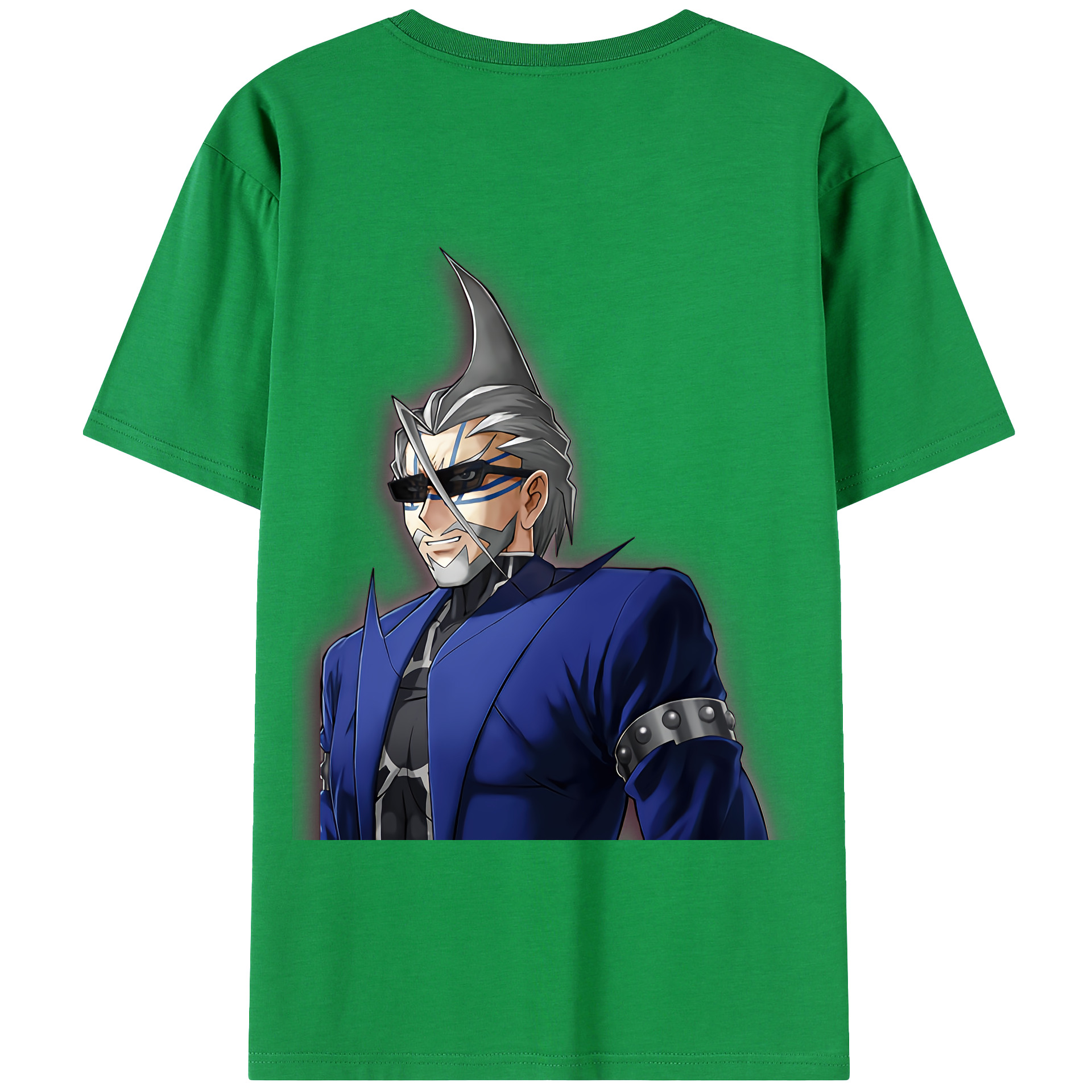 （画像用） 遊☆戯☆王 Yu-Gi-Oh! 綿100％ メンズ半袖Tシャツ（バックプリント） 通気性