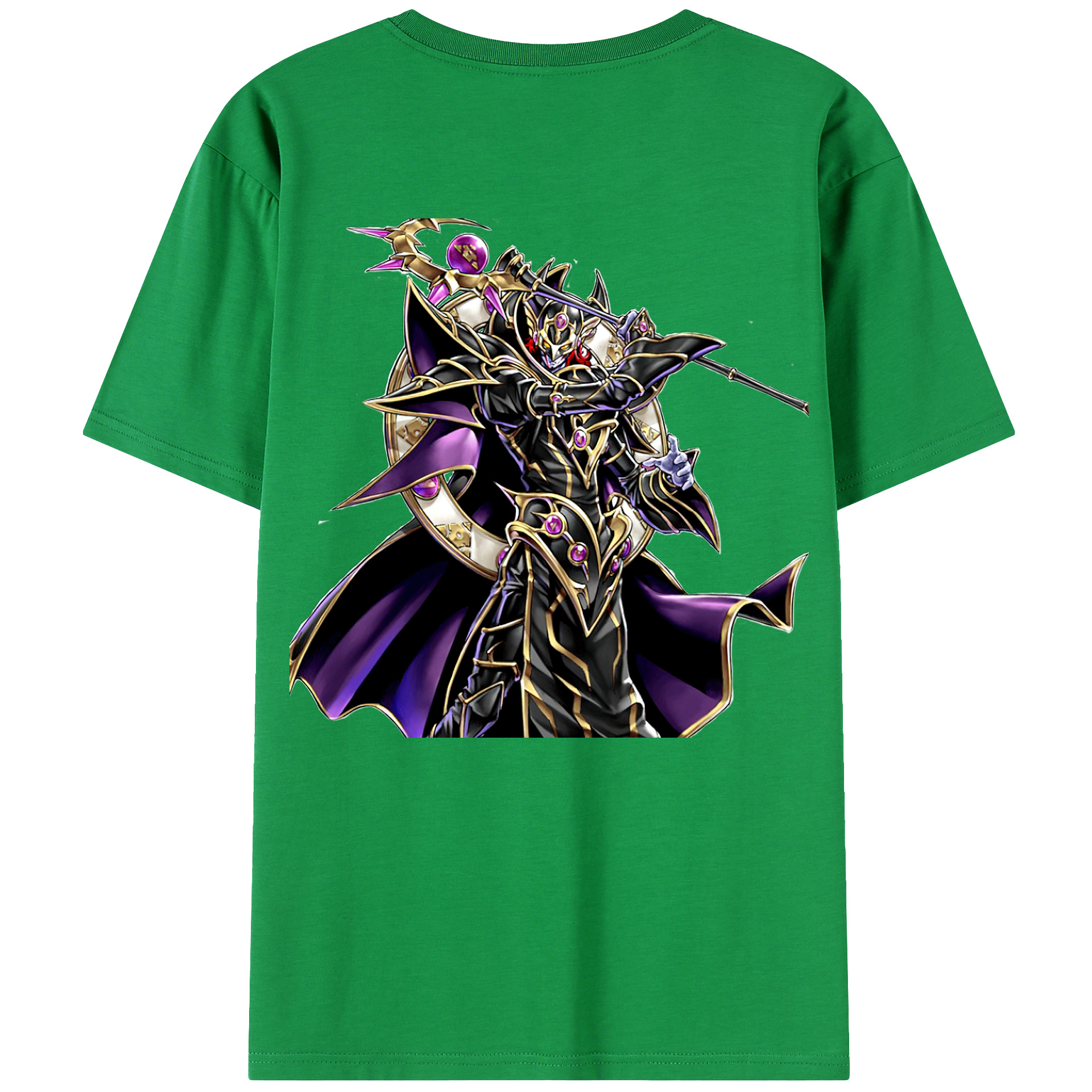 （画像用） 遊☆戯☆王 Yu-Gi-Oh! 綿100％ メンズ半袖Tシャツ（バックプリント） 通気性