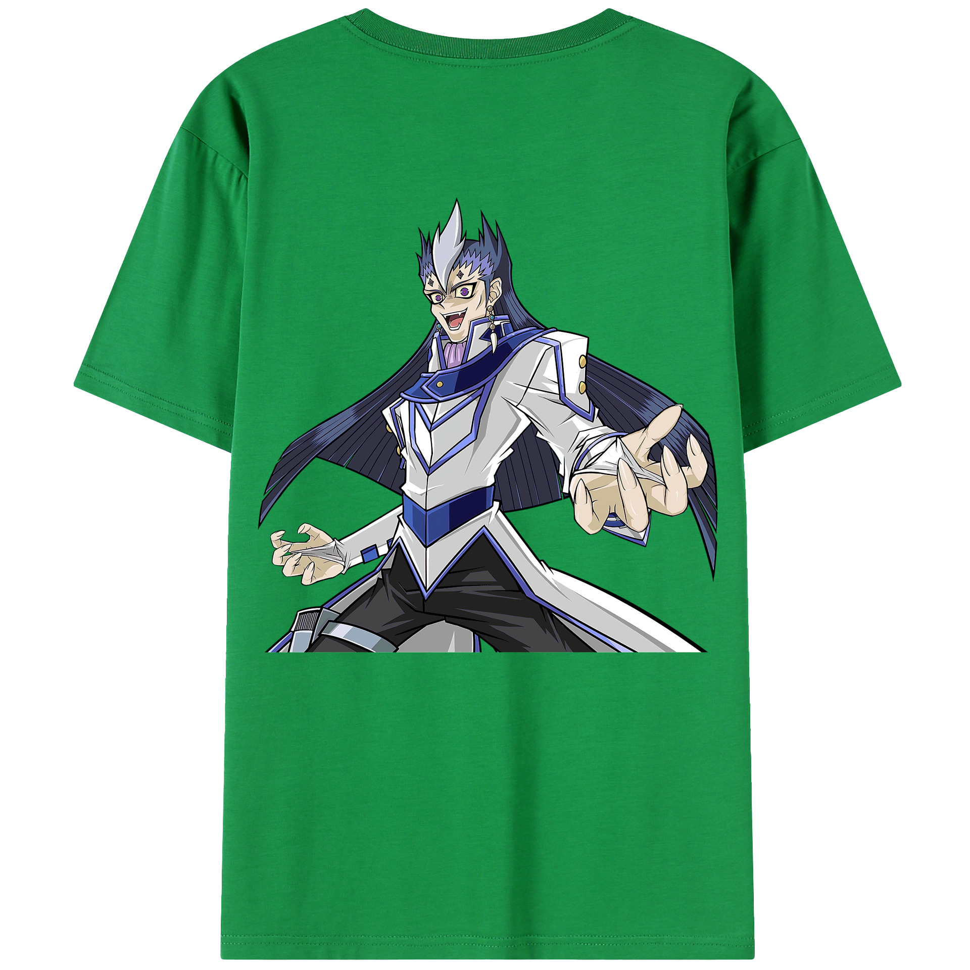 （画像用） 遊☆戯☆王 Yu-Gi-Oh! 綿100％ メンズ半袖Tシャツ（バックプリント） 通気性