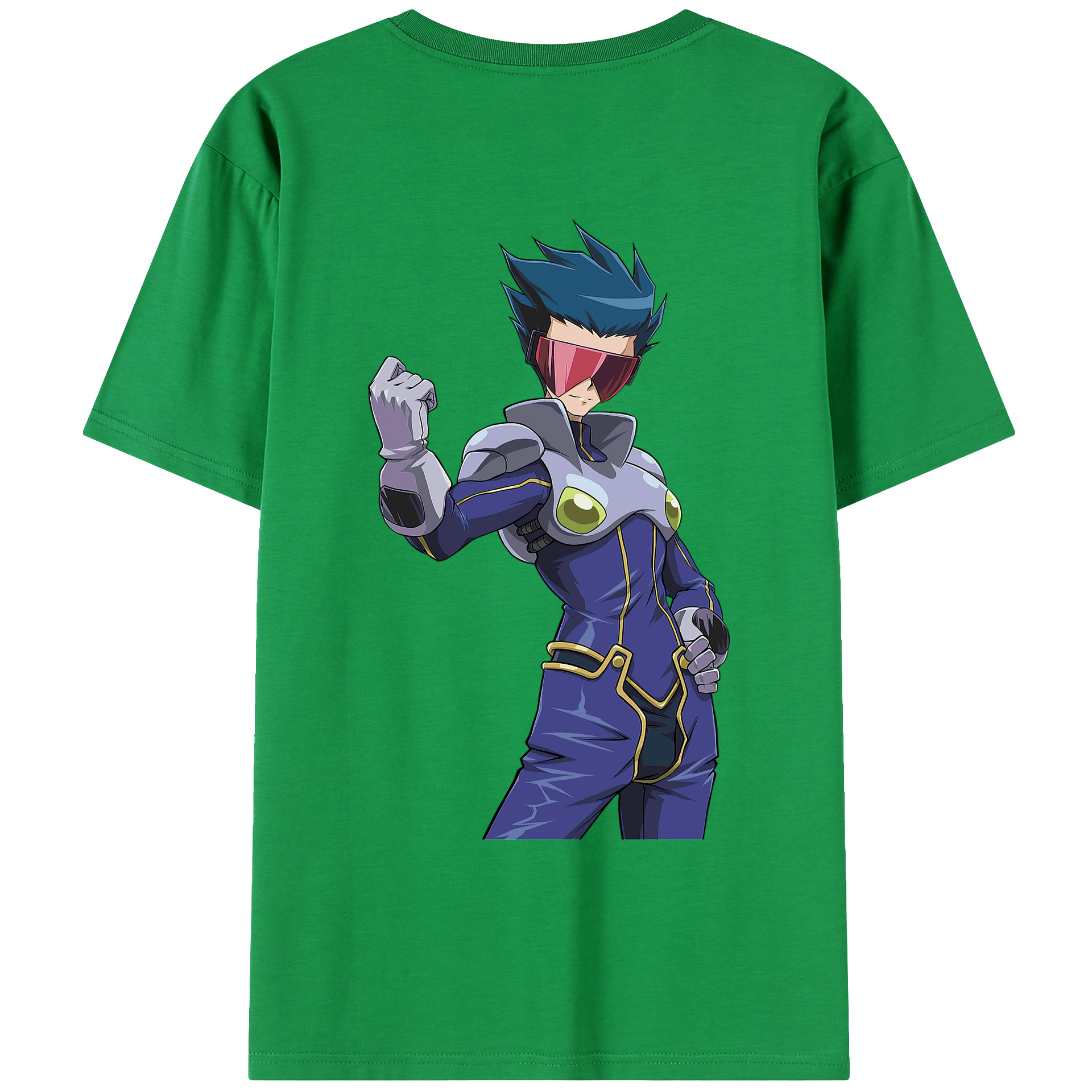 （画像用） 遊☆戯☆王 Yu-Gi-Oh! 綿100％ メンズ半袖Tシャツ（バックプリント） 通気性
