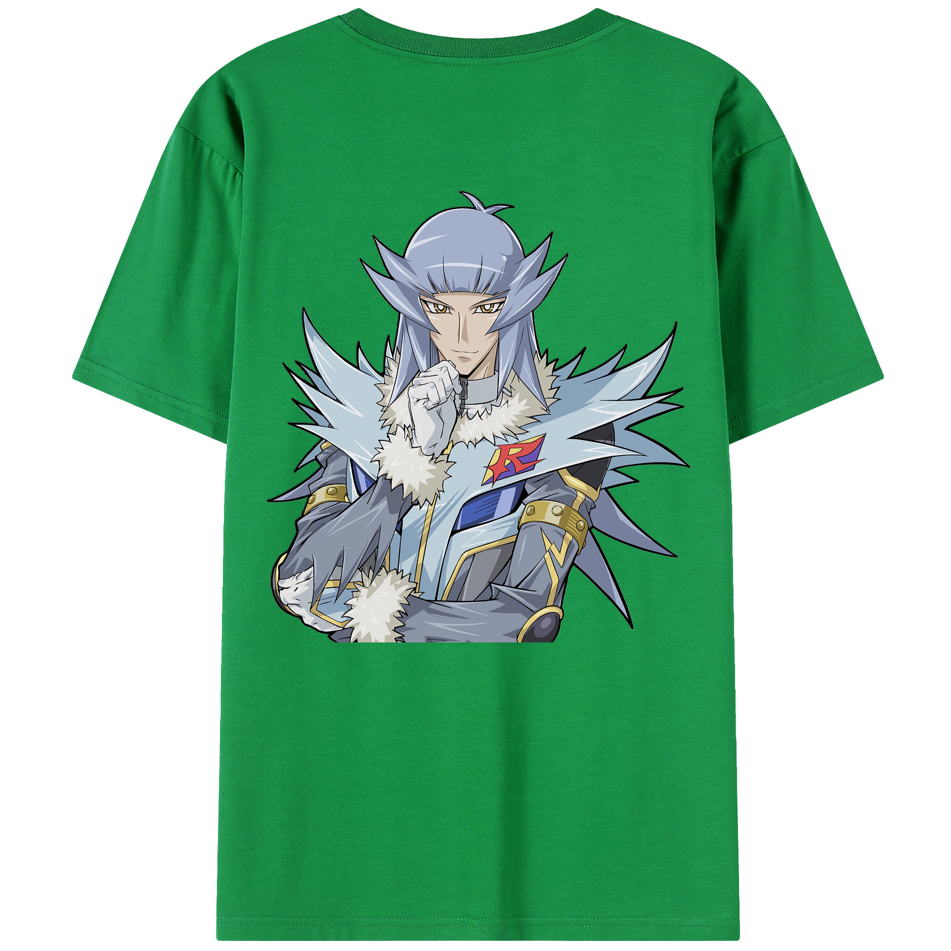 （画像用） 遊☆戯☆王 Yu-Gi-Oh! 綿100％ メンズ半袖Tシャツ（バックプリント） 通気性