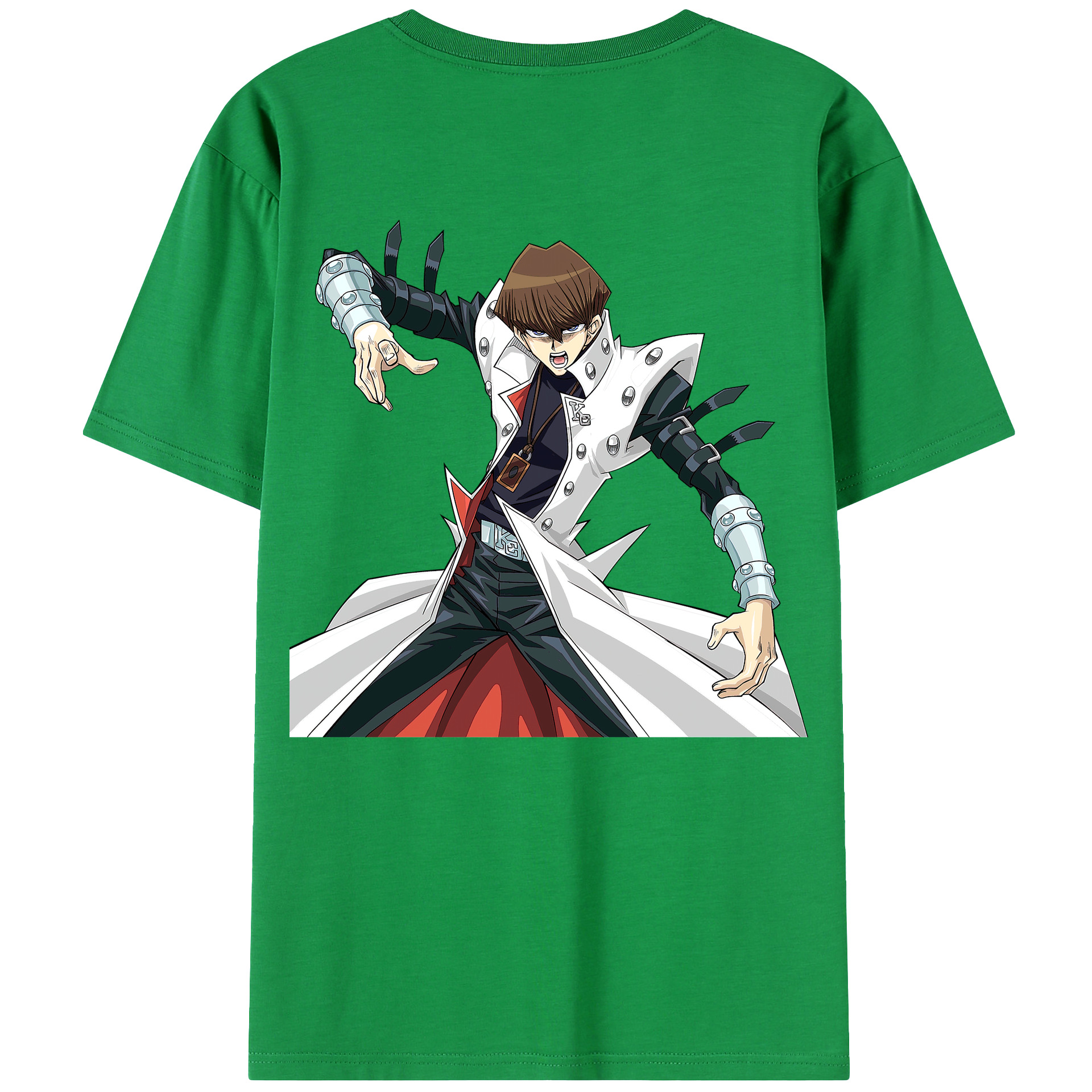 （画像用） 遊☆戯☆王 Yu-Gi-Oh! 綿100％ メンズ半袖Tシャツ（バックプリント） 通気性